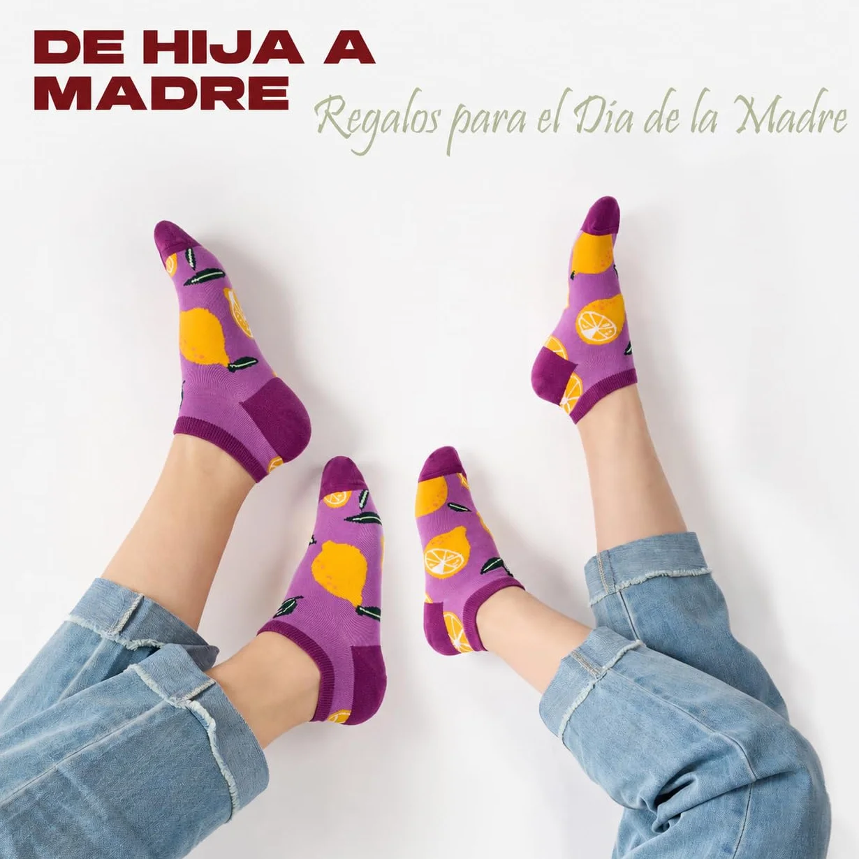 Calcetines Divertidos para Mujeres, 8 Pares Algodón Tobillo, Regalos Únicos