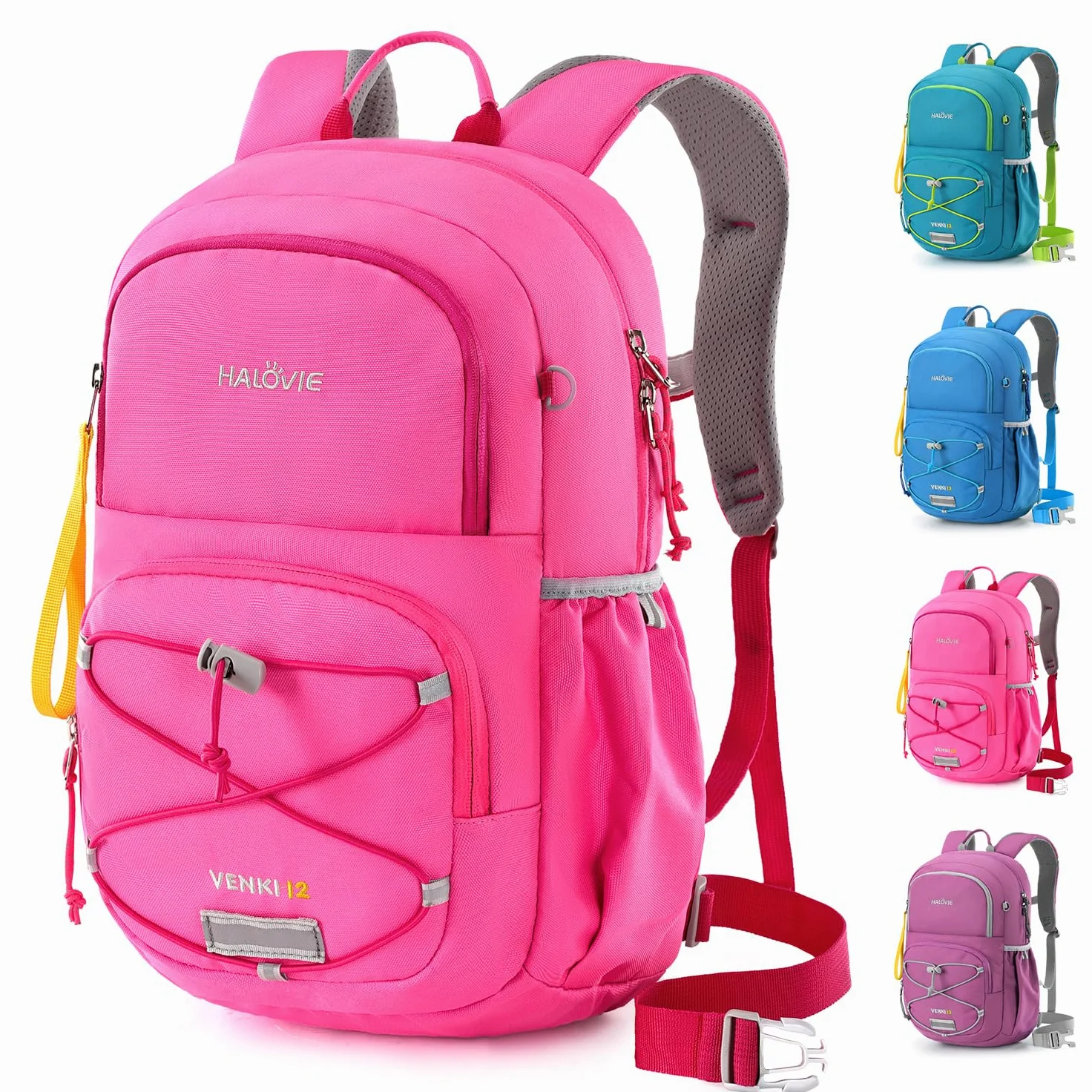 HALOVIE 12L Mochila Infantil de Senderismo | Para niños pequeños, bebés y guardería, también para escuela primaria, viajes y excursiones, ligera y práctica