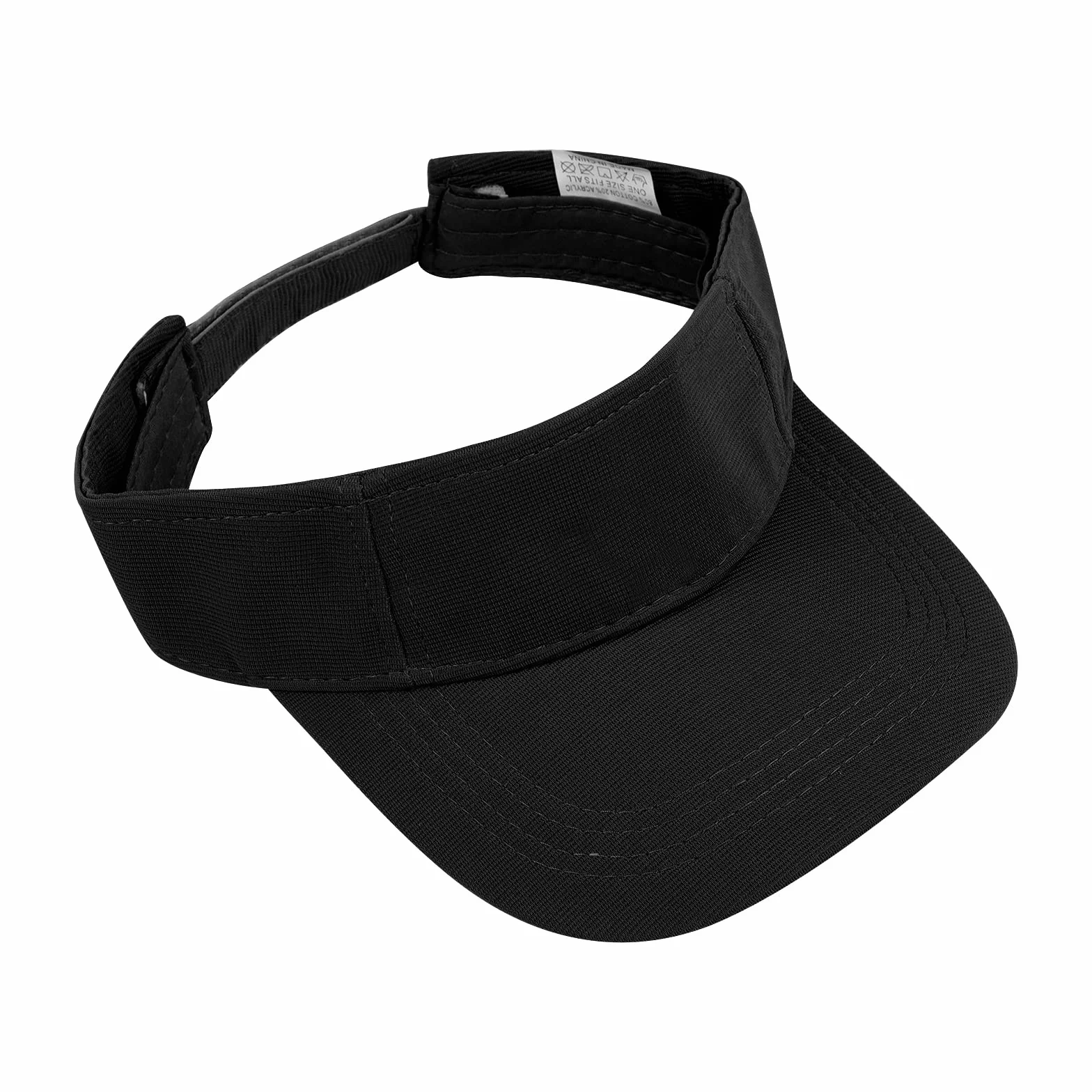 Gorra con Visera para Niños Unisex Sombrero de Verano Sol Negro Talla Única