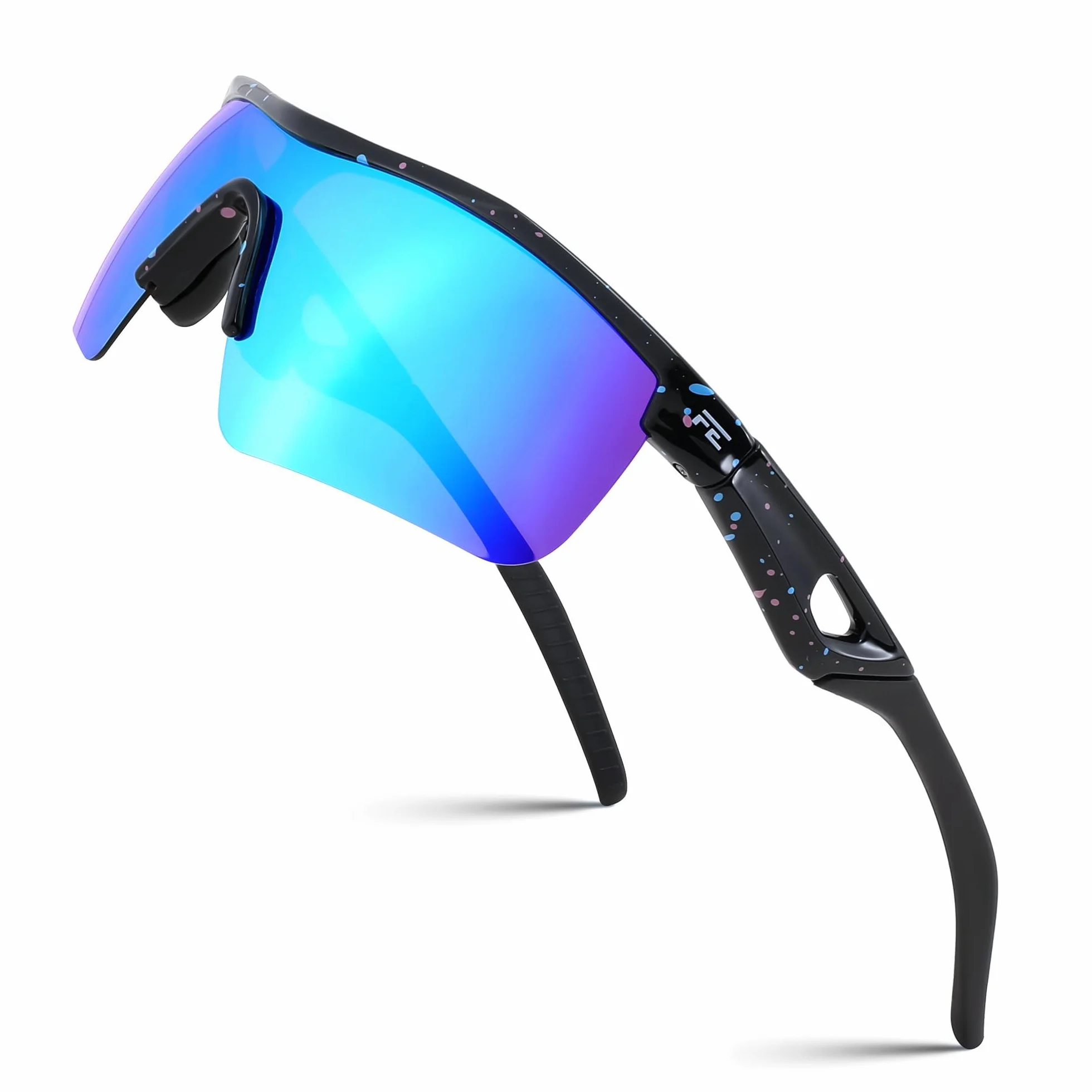 Gafas de sol polarizadas TR90 para niños adolescentes ciclismo FEISEDY