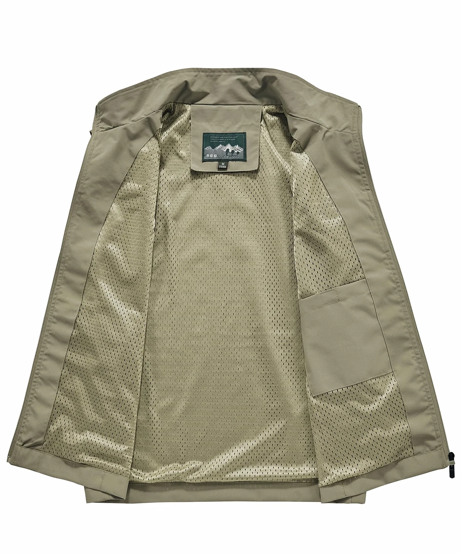 Hombres Al Aire Libre Chaleco de Pesca Verano Chalecos de Secado Rápido Chaqueta Sin Mangas Transpirable Chaleco de Trabajo Ligero Multifunción Chaleco de Fotografia Caza Viajes Trekking