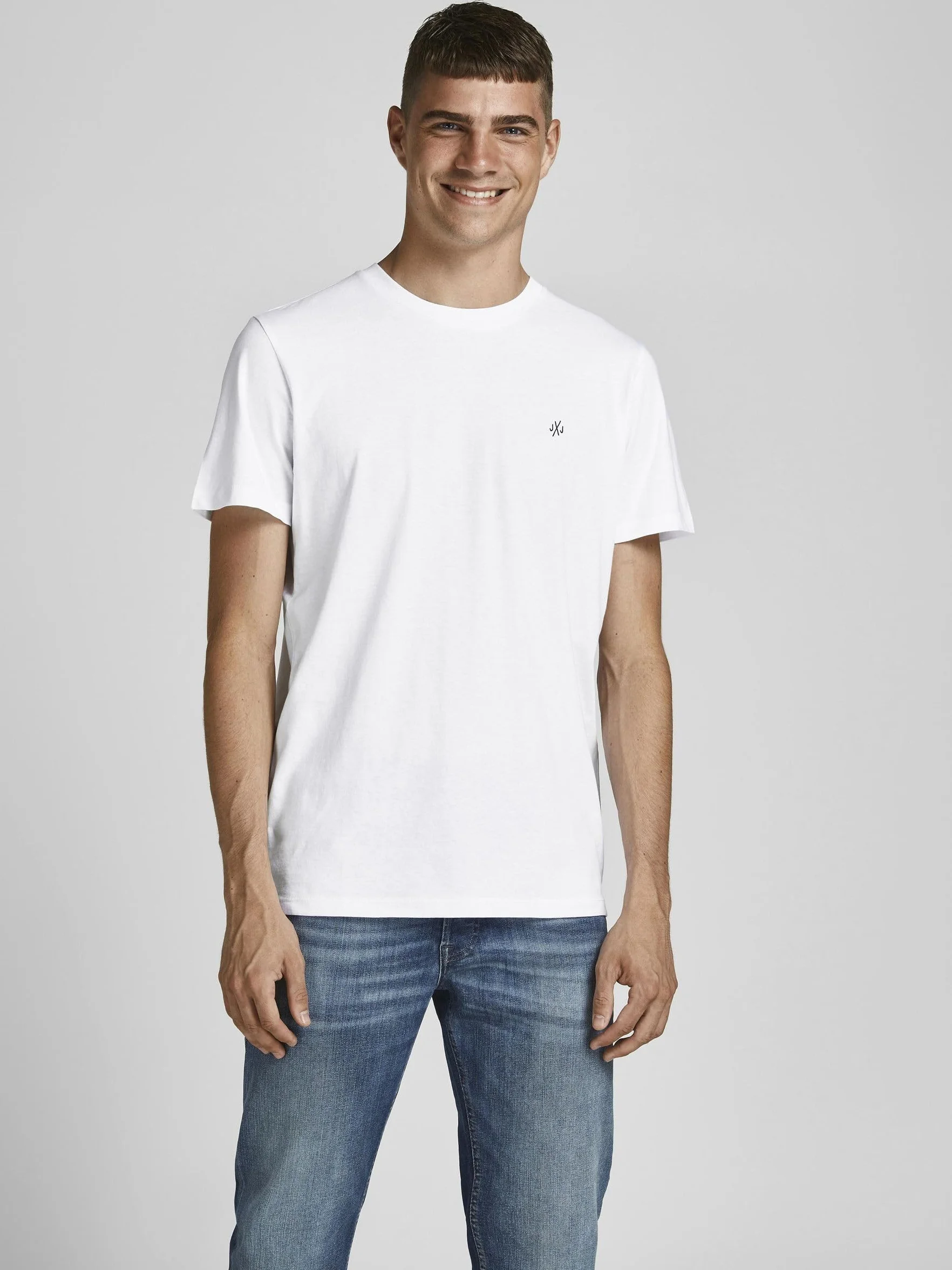 JACK & JONES T-Shirt 5-Pack Logo O-Neck