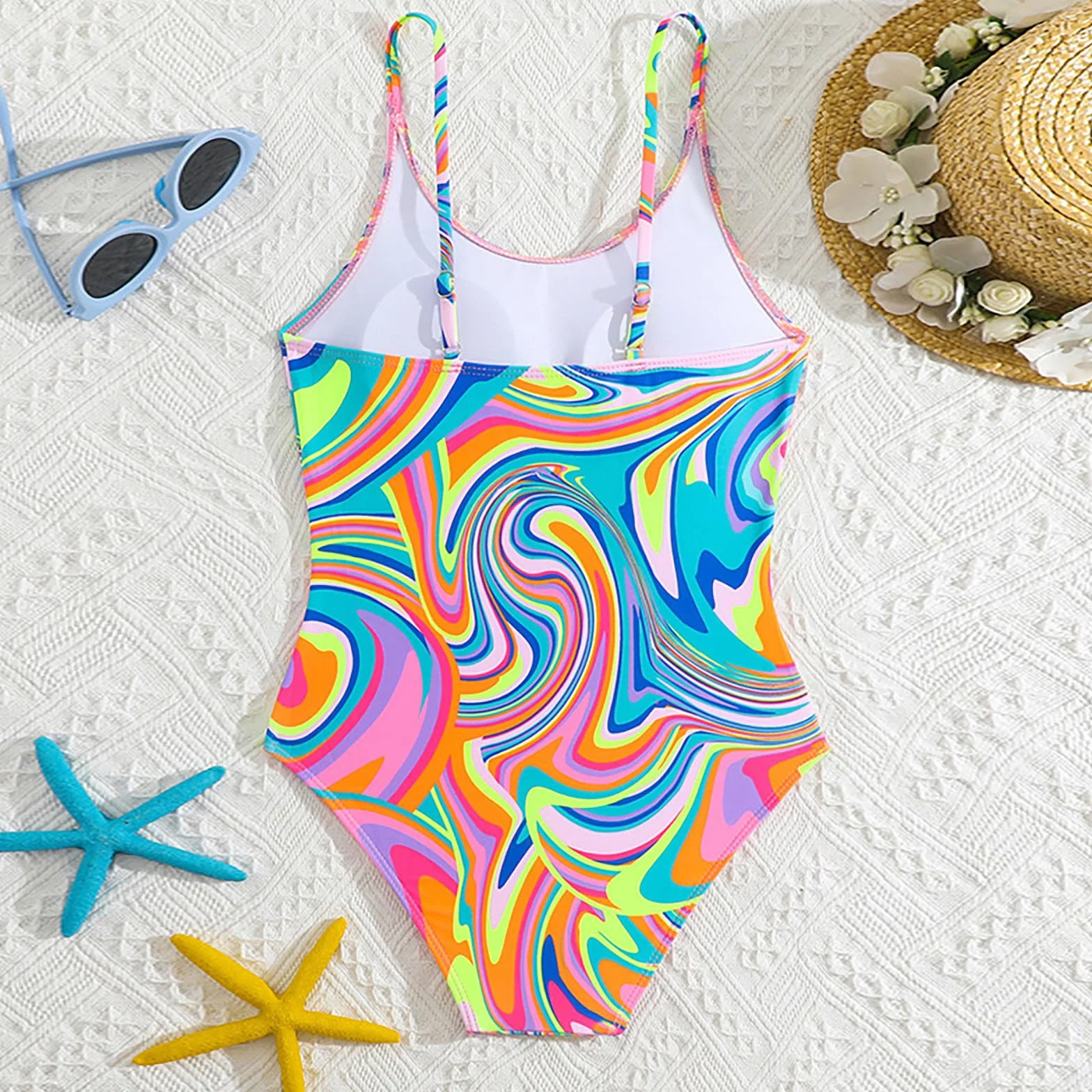 Traje de Baño de Playa para Niñas Natación 2026