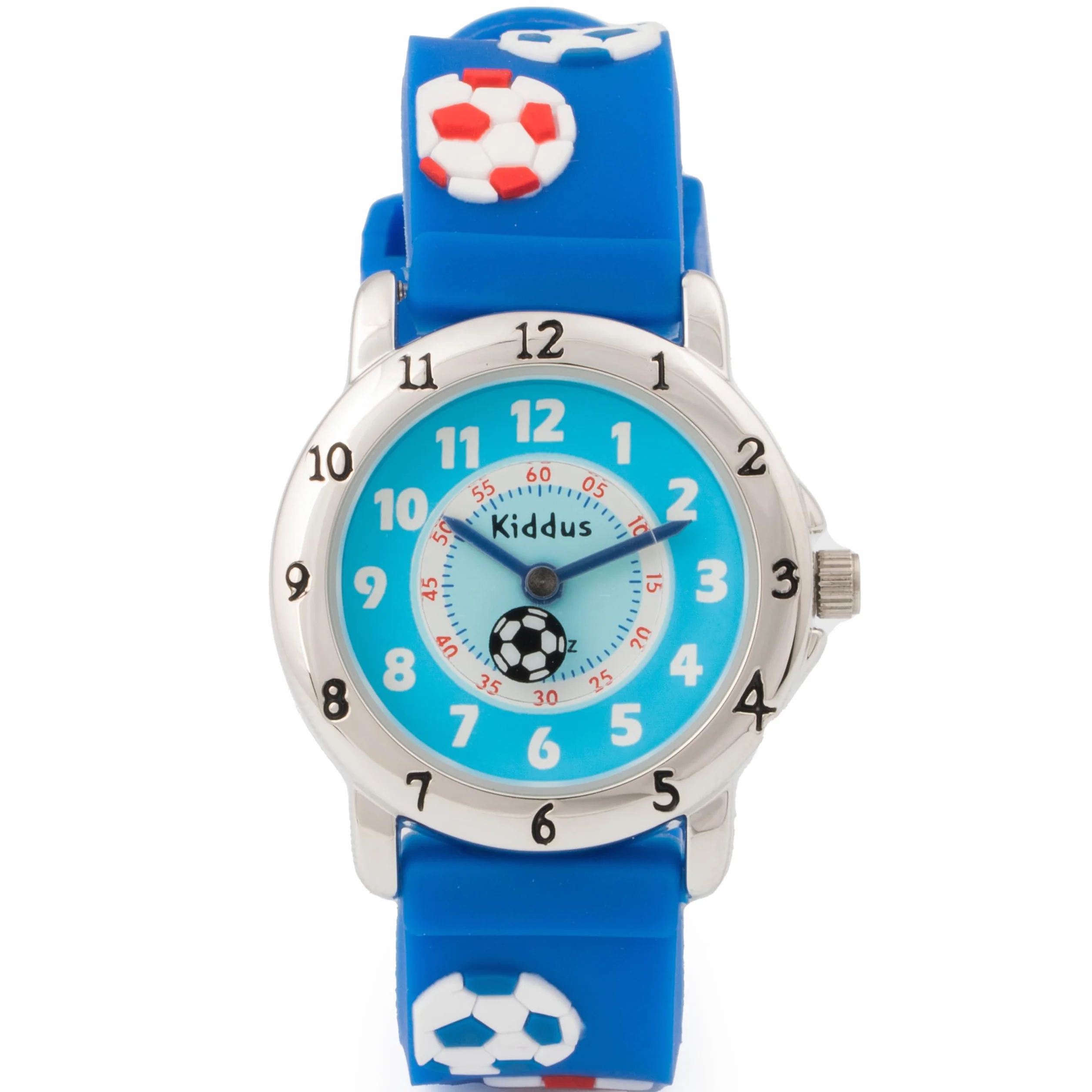 Kiddus Reloj Educativo Analógico para Niño con Sistema Time Teacher, Mecanismo de Cuarzo Japonés