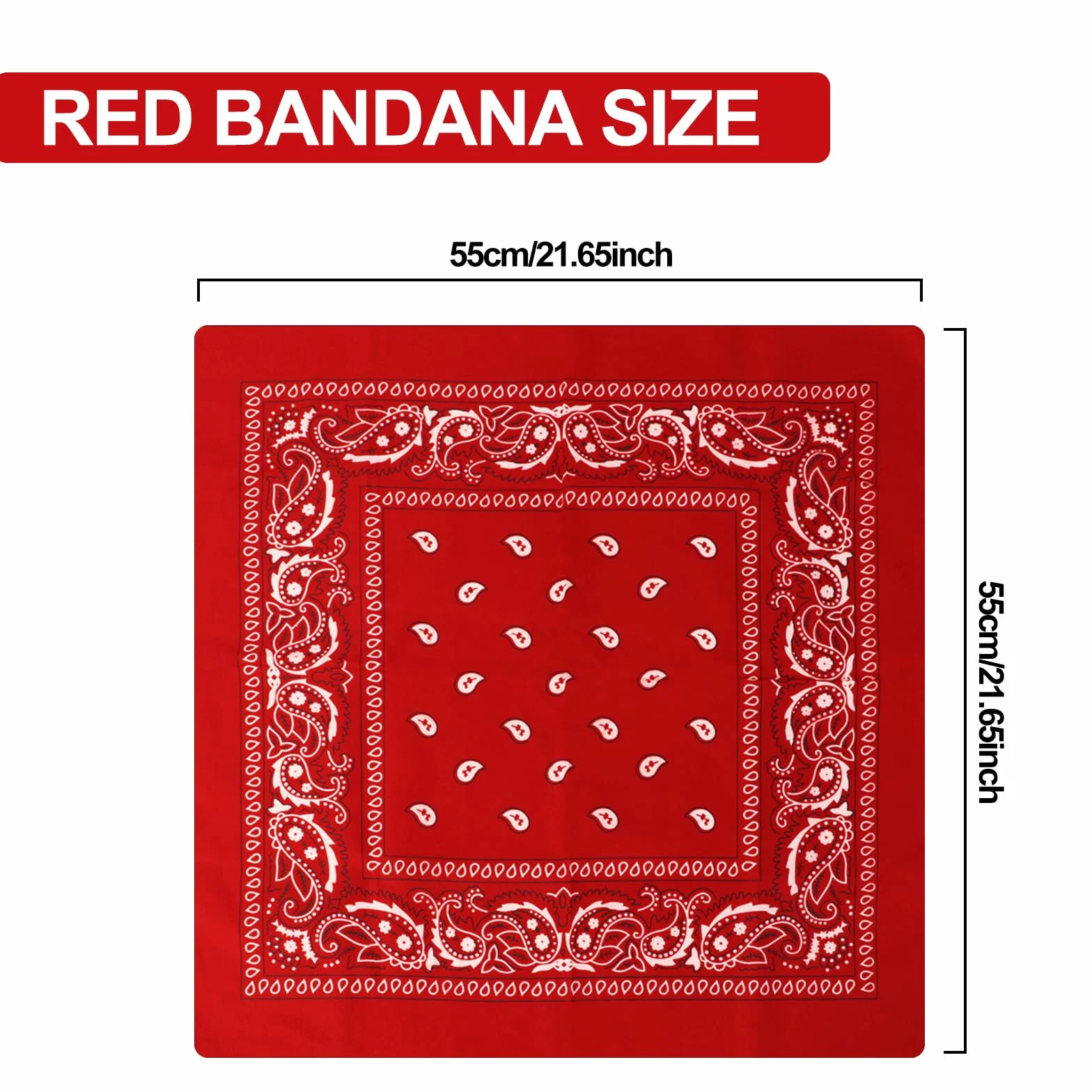 Sularpek Bandana Paisley Hombre Mujer Pañuelo Grande Multifunción Bufanda Moteros