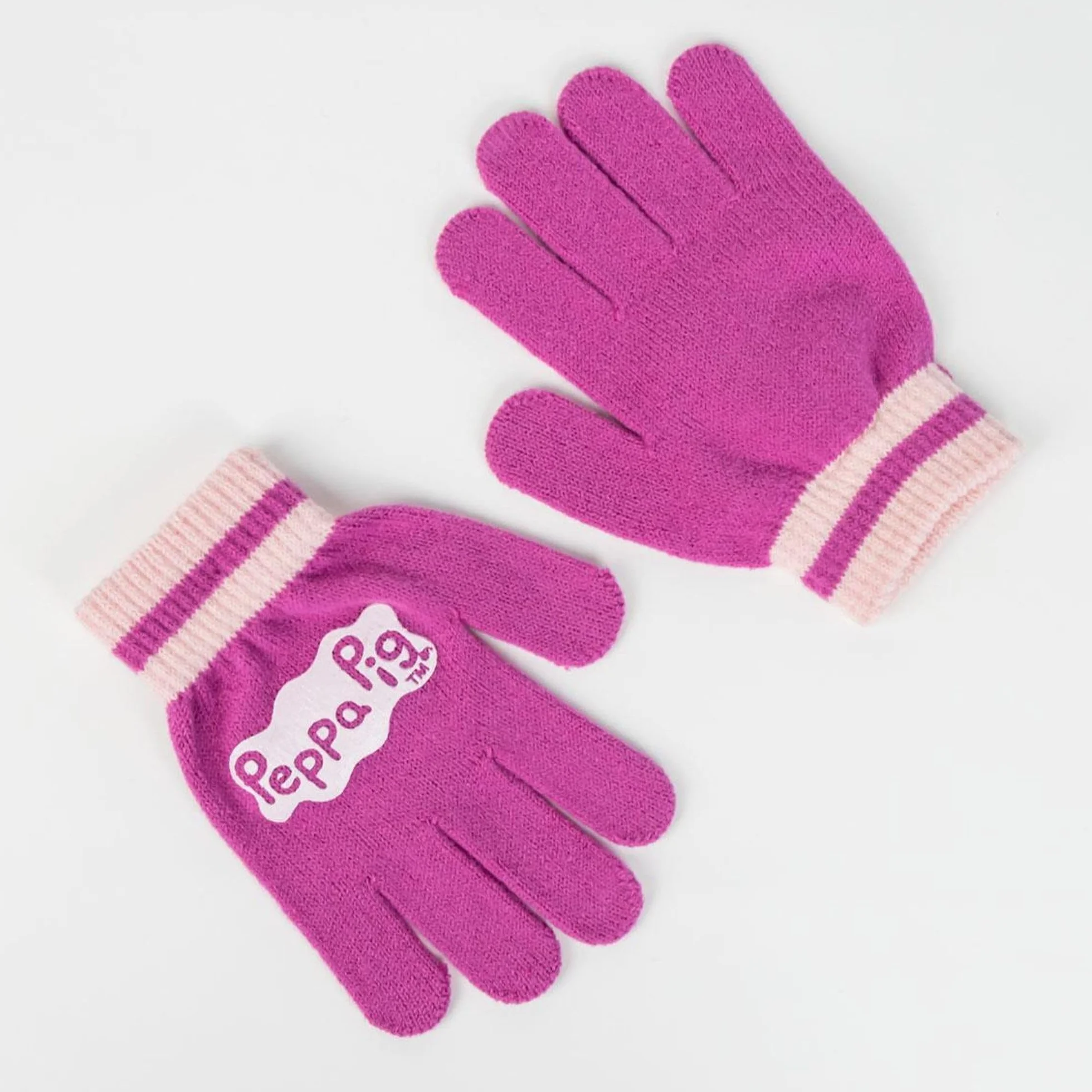 Peppa Pig Gorro y Guantes CERDÁ LIFE'S LITTLE MOMENTS Diseño Divertido Invierno