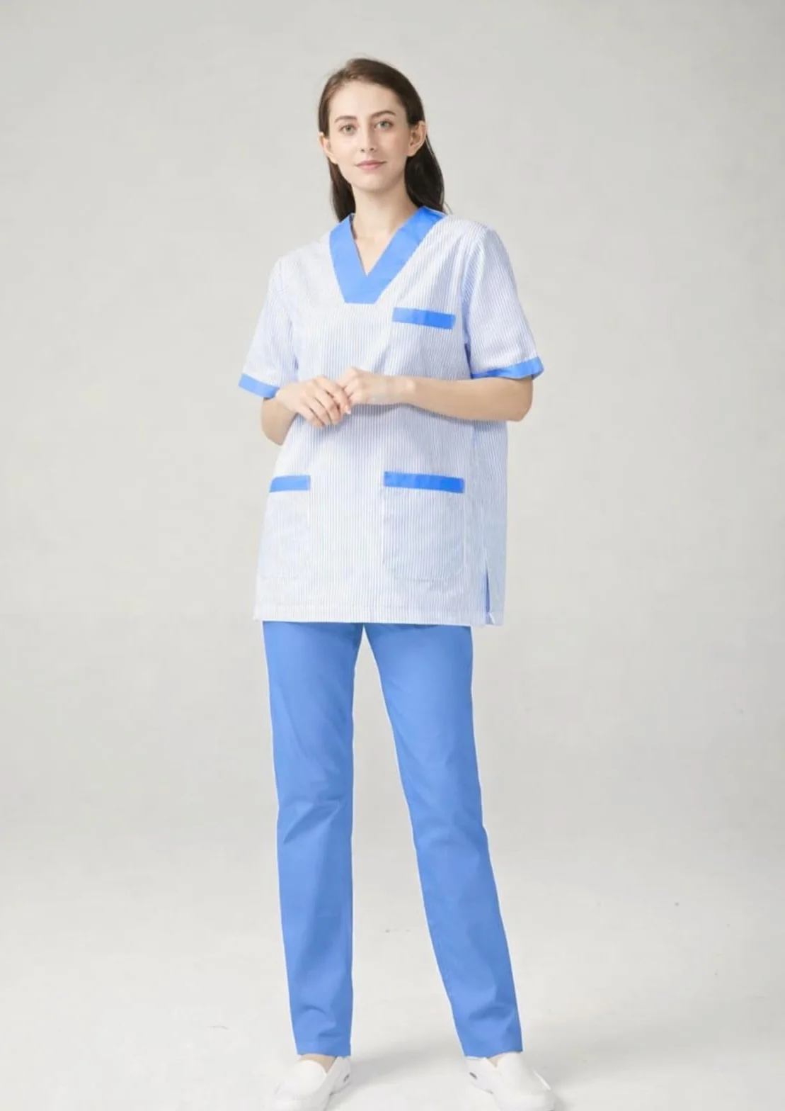 Victory Camisa Sanitario Unisex Raya Profesional Transpirable Con Elastico T817