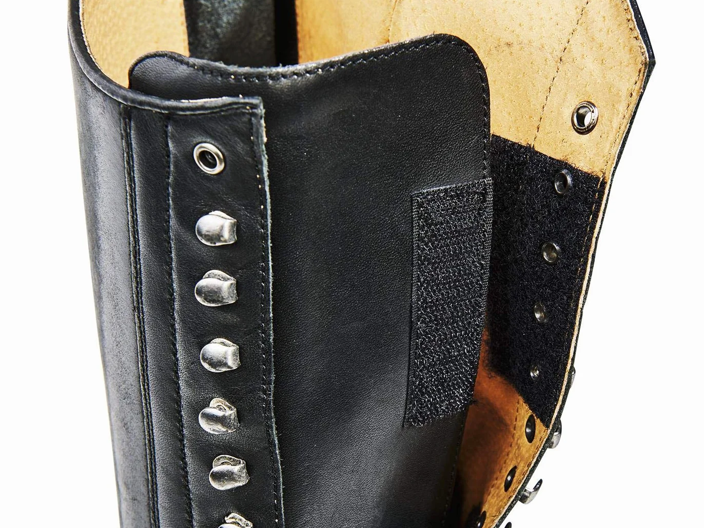 Busse Laval NW Botas de hípica Piel Cordones Negro