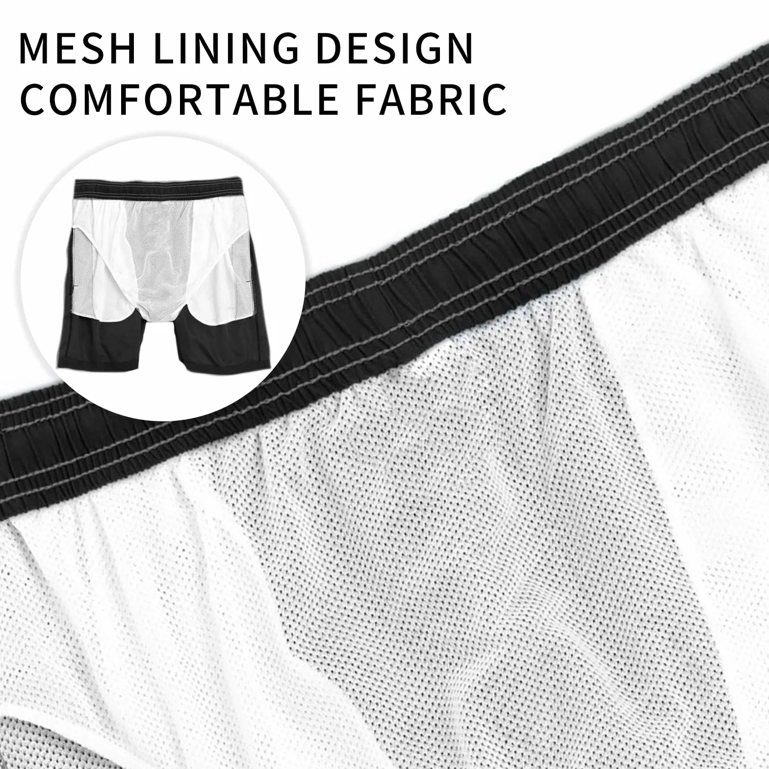 EDOTON Bañadores Hombre Pantalones Cortos de Baño Ligeros Secado Rápido Cintura Ajustable Bolsillos Natación Surf Informal