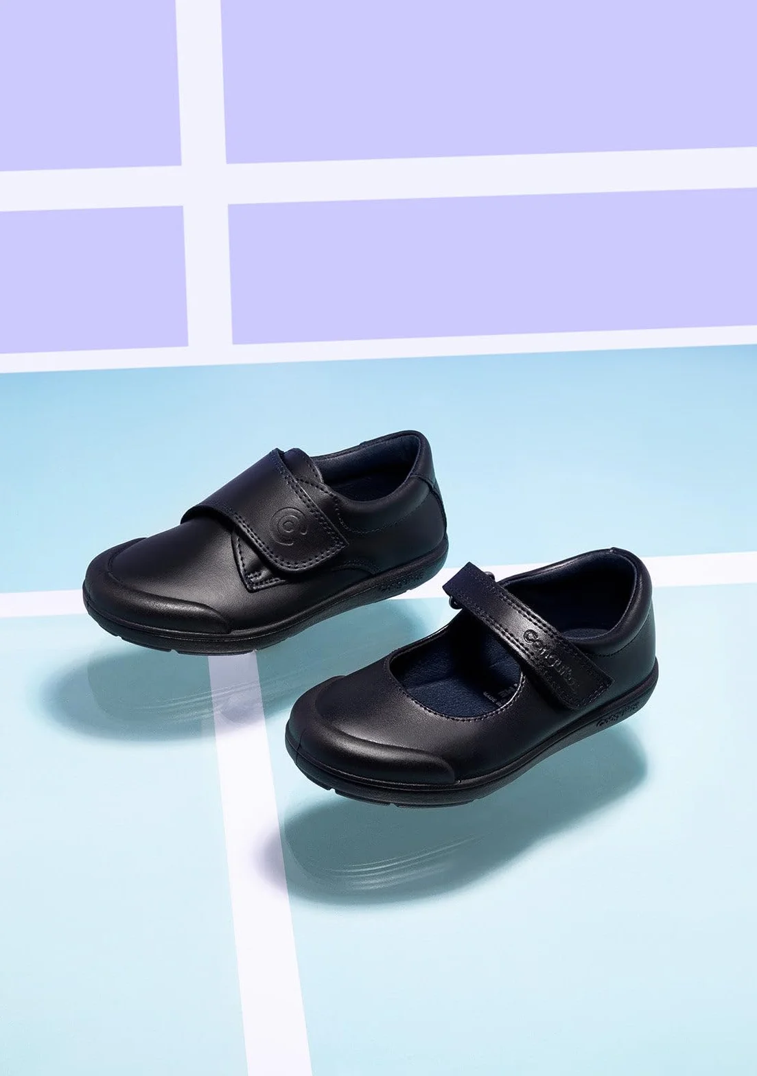 Conguitos Colegiales Piel Lavable Niño Azul Talla 29
