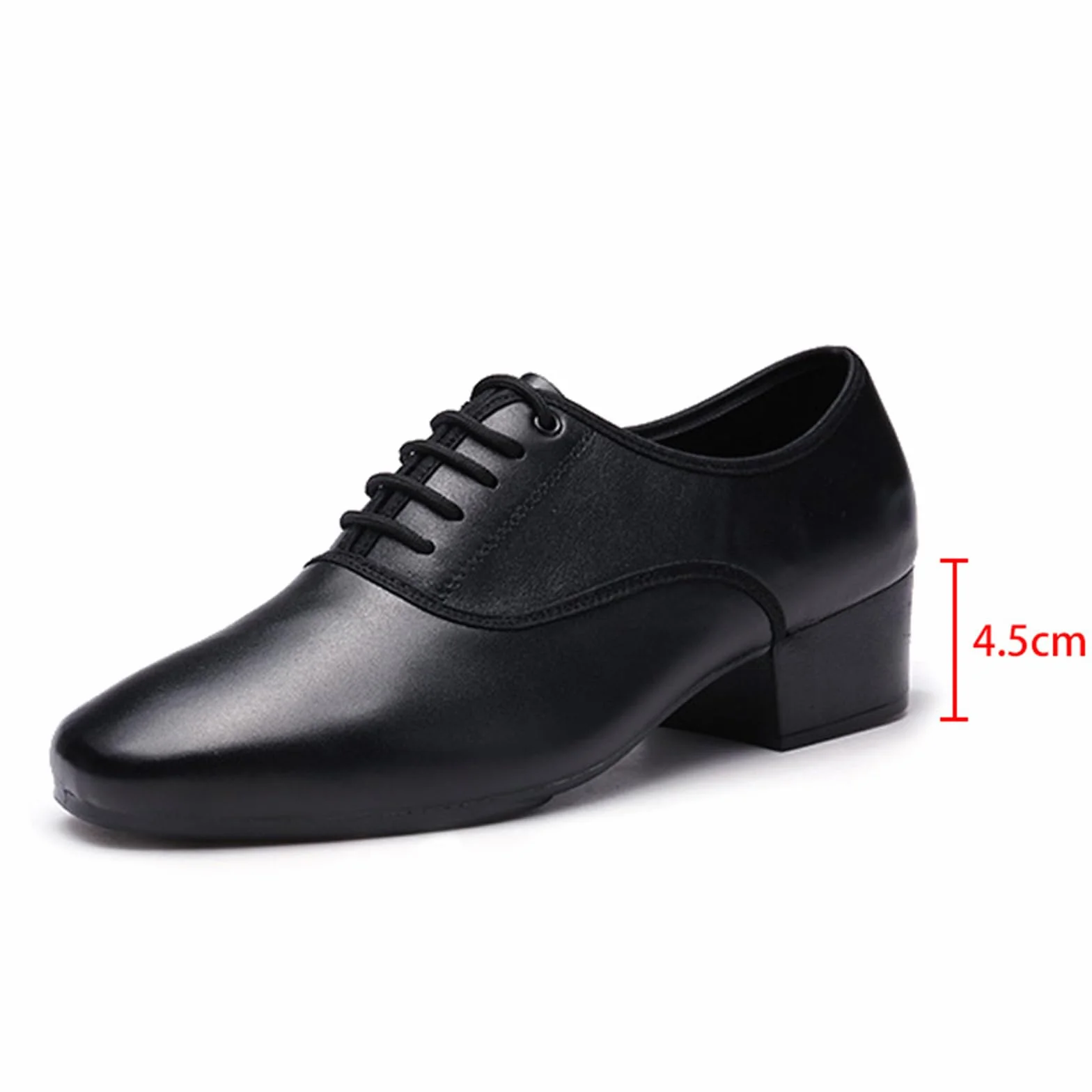 Zapatos De Baile Latino Tacón Alto Hombre Suela Cuero Salsa Vals