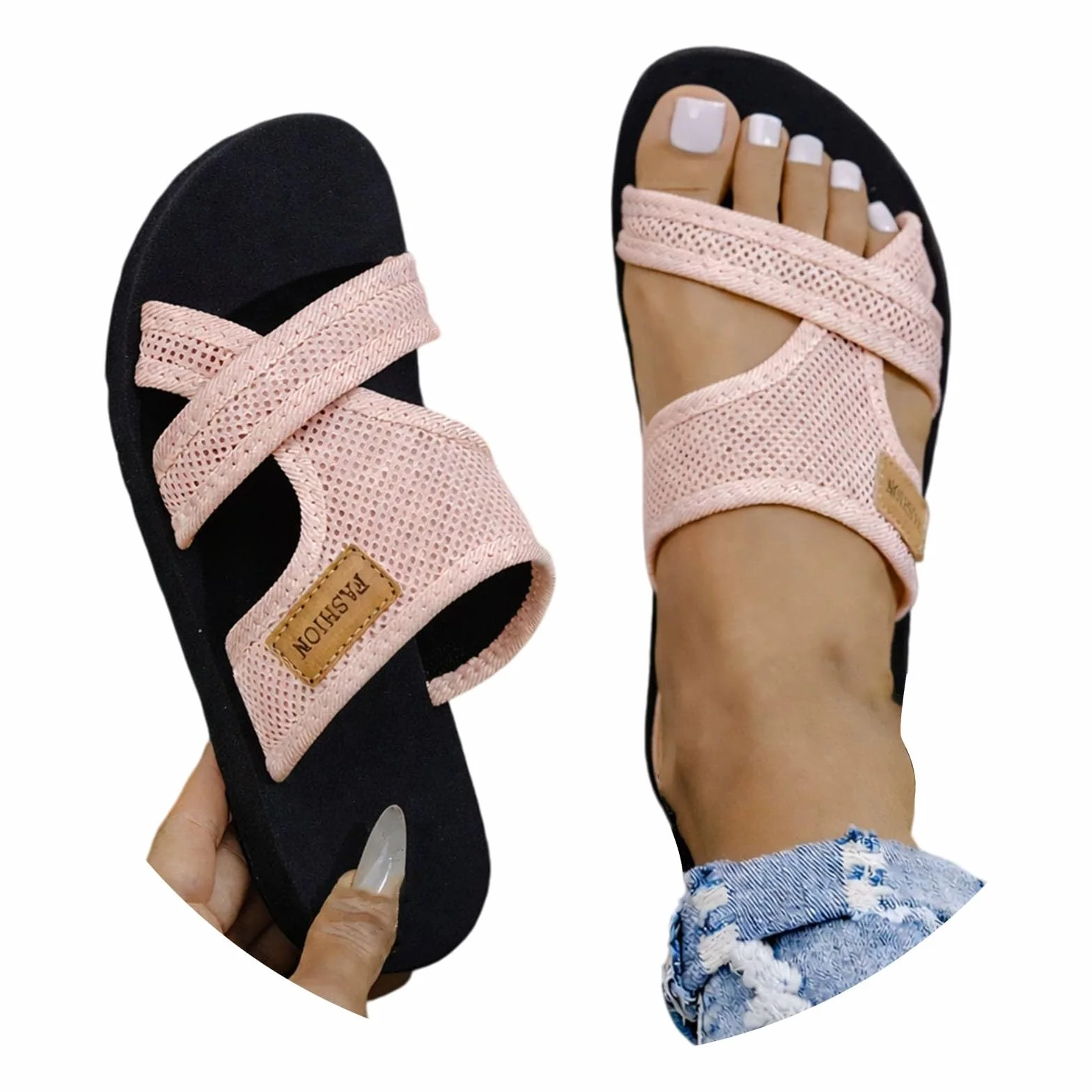 Chanclas Mujer Verano Sandalias Planas Barefoot Zapatillas Playa Antideslizantes Goma