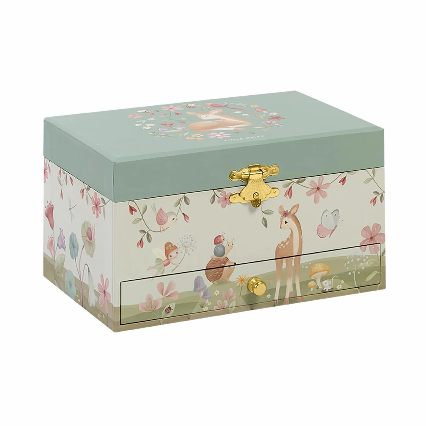 Little Dutch Fairy Garden Joyero con ciervo musical