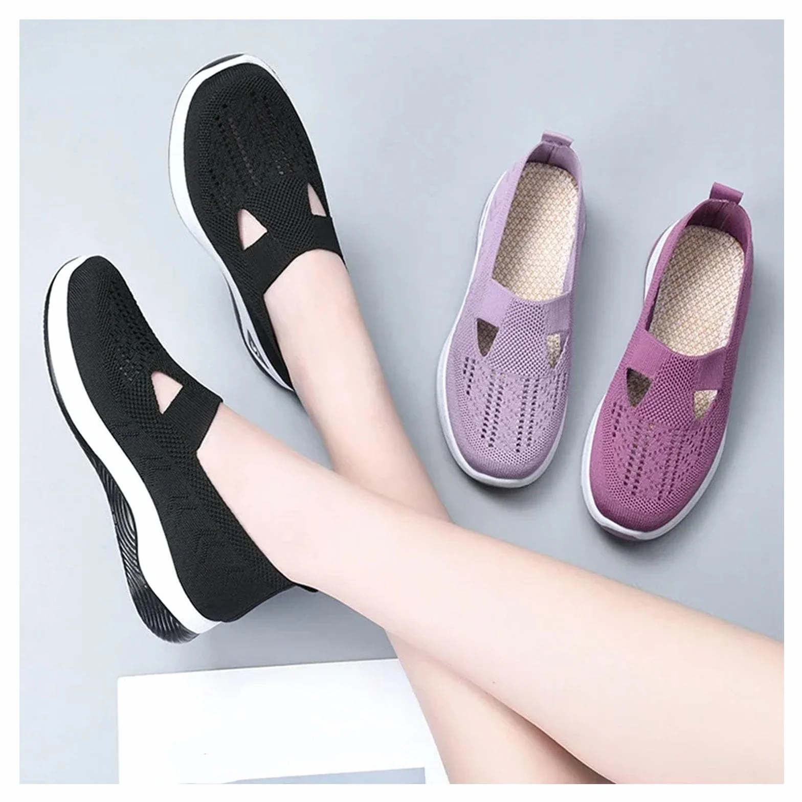 Zapatos ortopédicos para Mujer Transpirables Suela Suave para Caminar