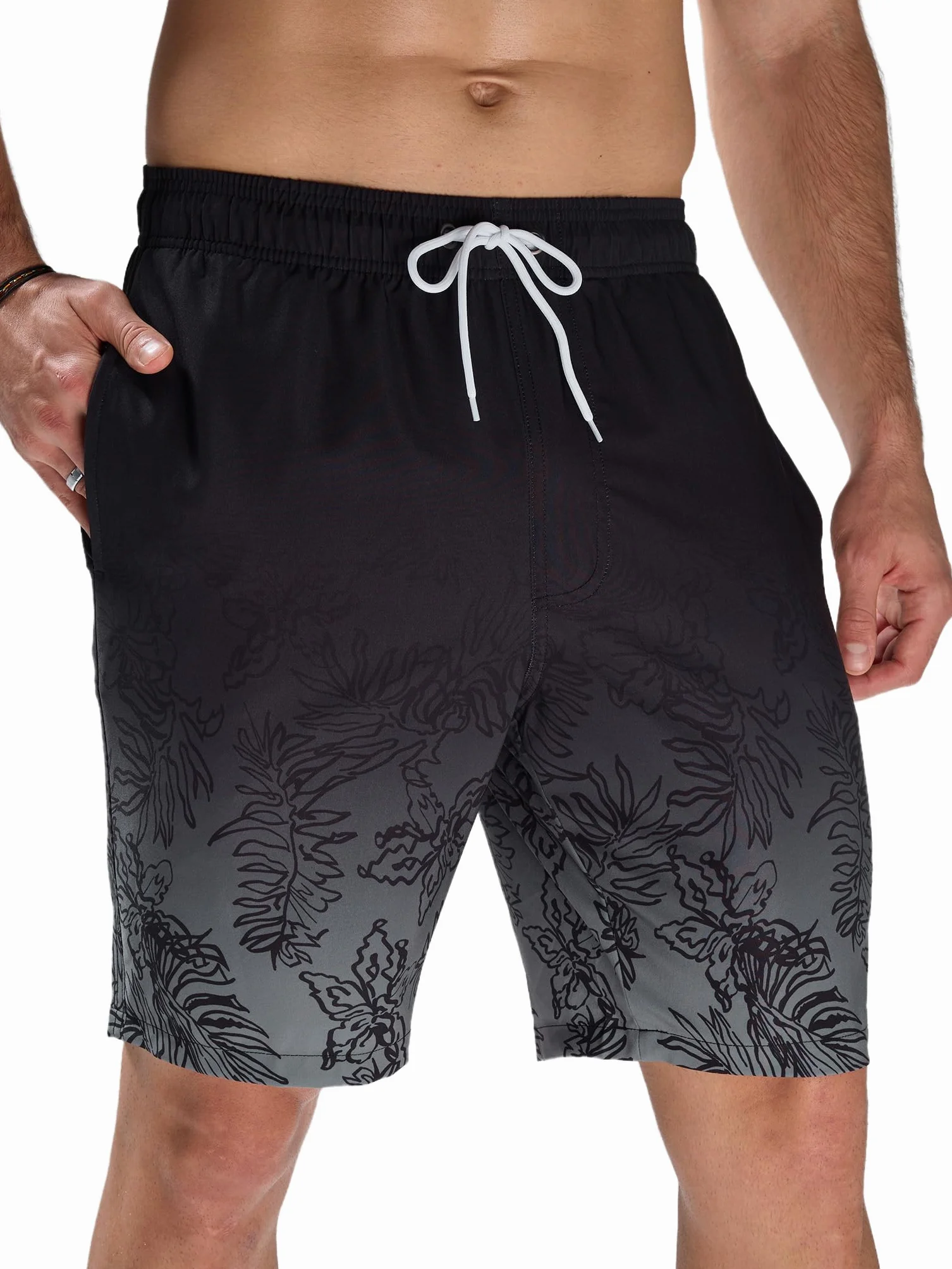 Arcweg Shorts de Baño Largos para Hombre - Secado Rápido, Múltiples Bolsillos, Playa, Natación y Surf