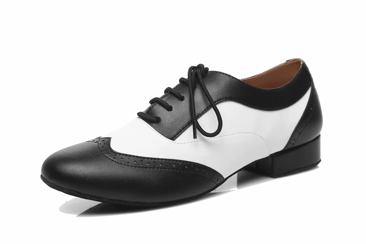 Zapatos de baile modernos con cordones para hombre chacha latina tango jazz rumba