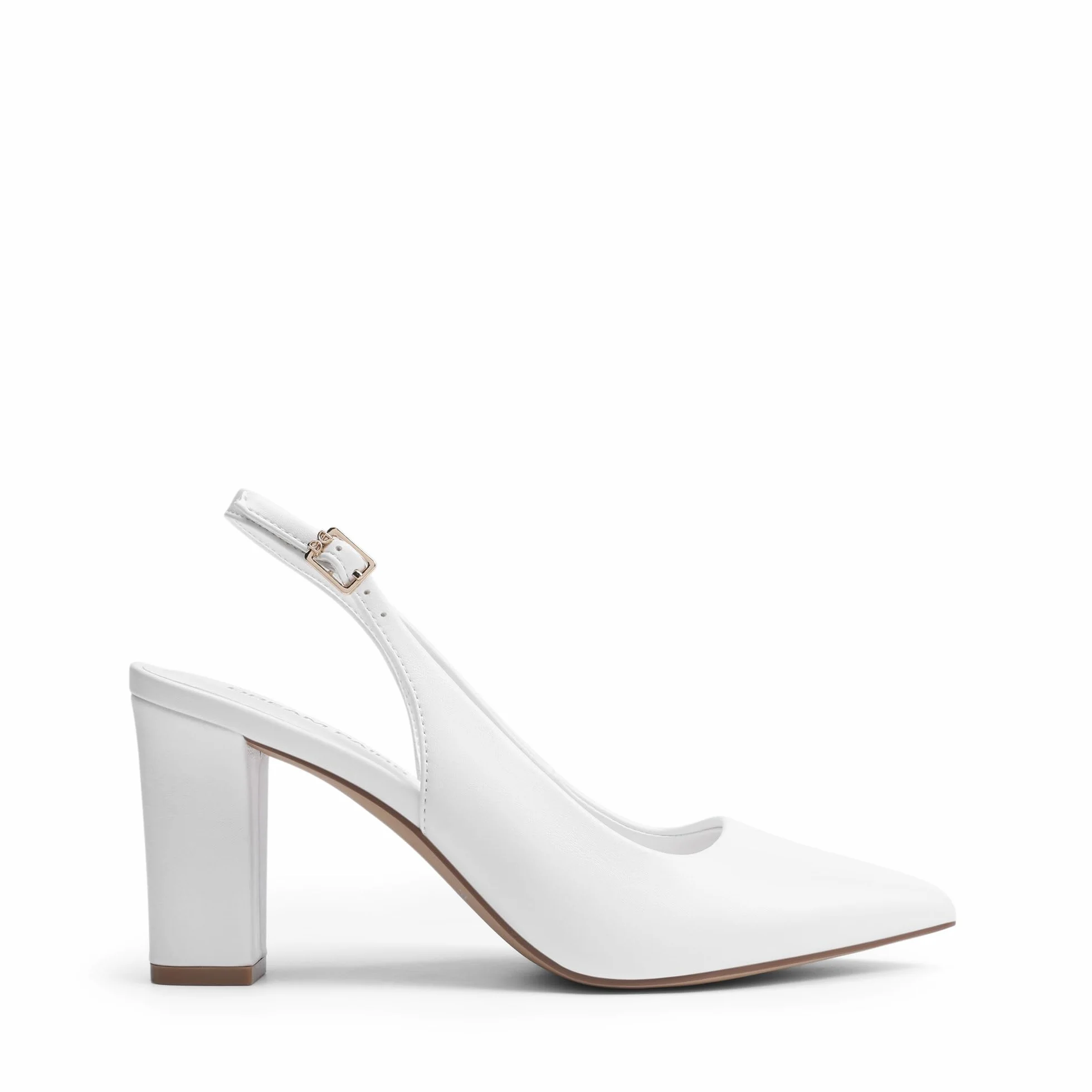 DREAM PAIRS Tacones Slingback Mujer Tacón Grueso Zapatos Oficina Cómodos Trabajo