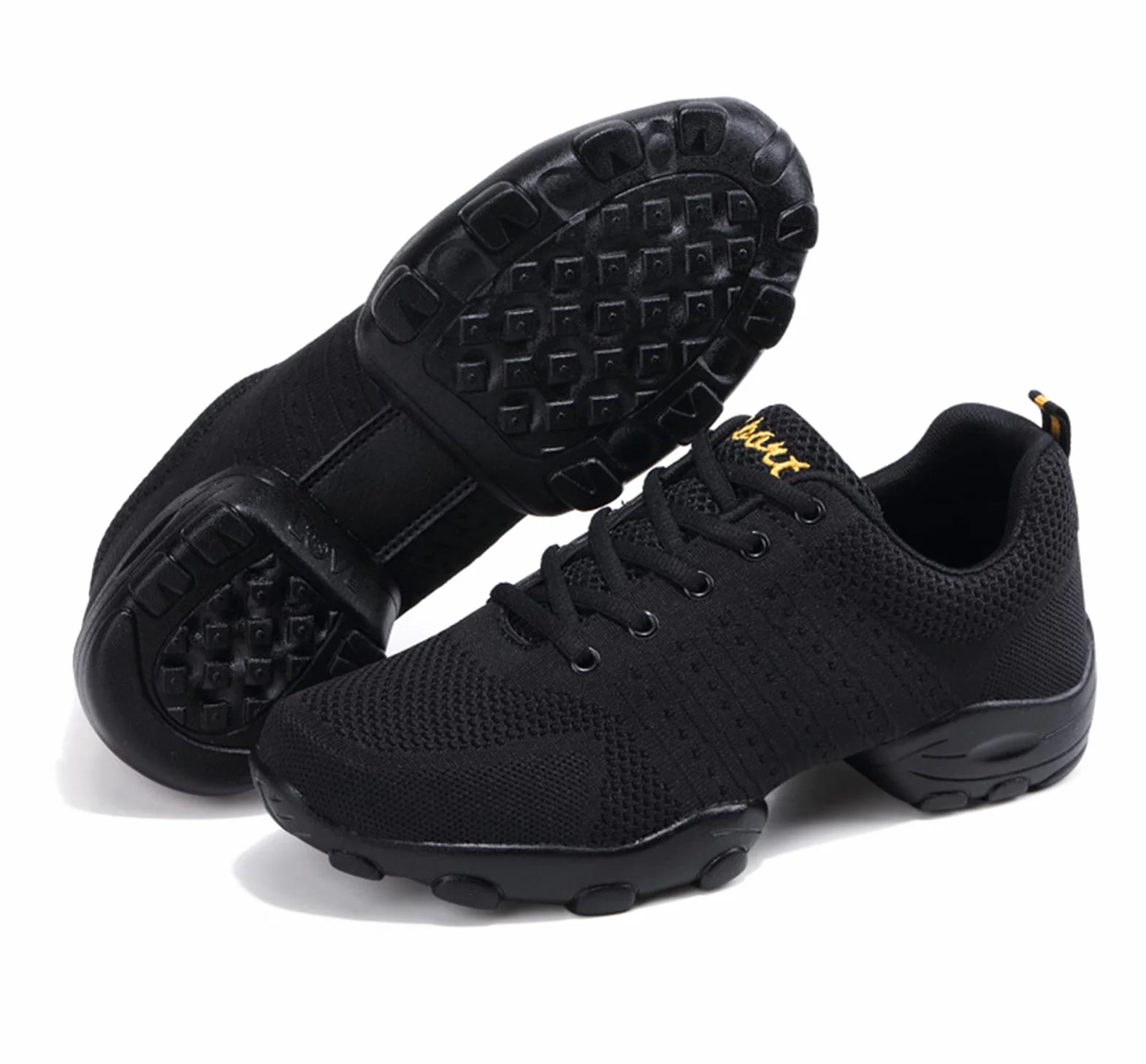 Zapatos De Baile para Hombres, Malla Suave, Fitness, 42 EU, Negro