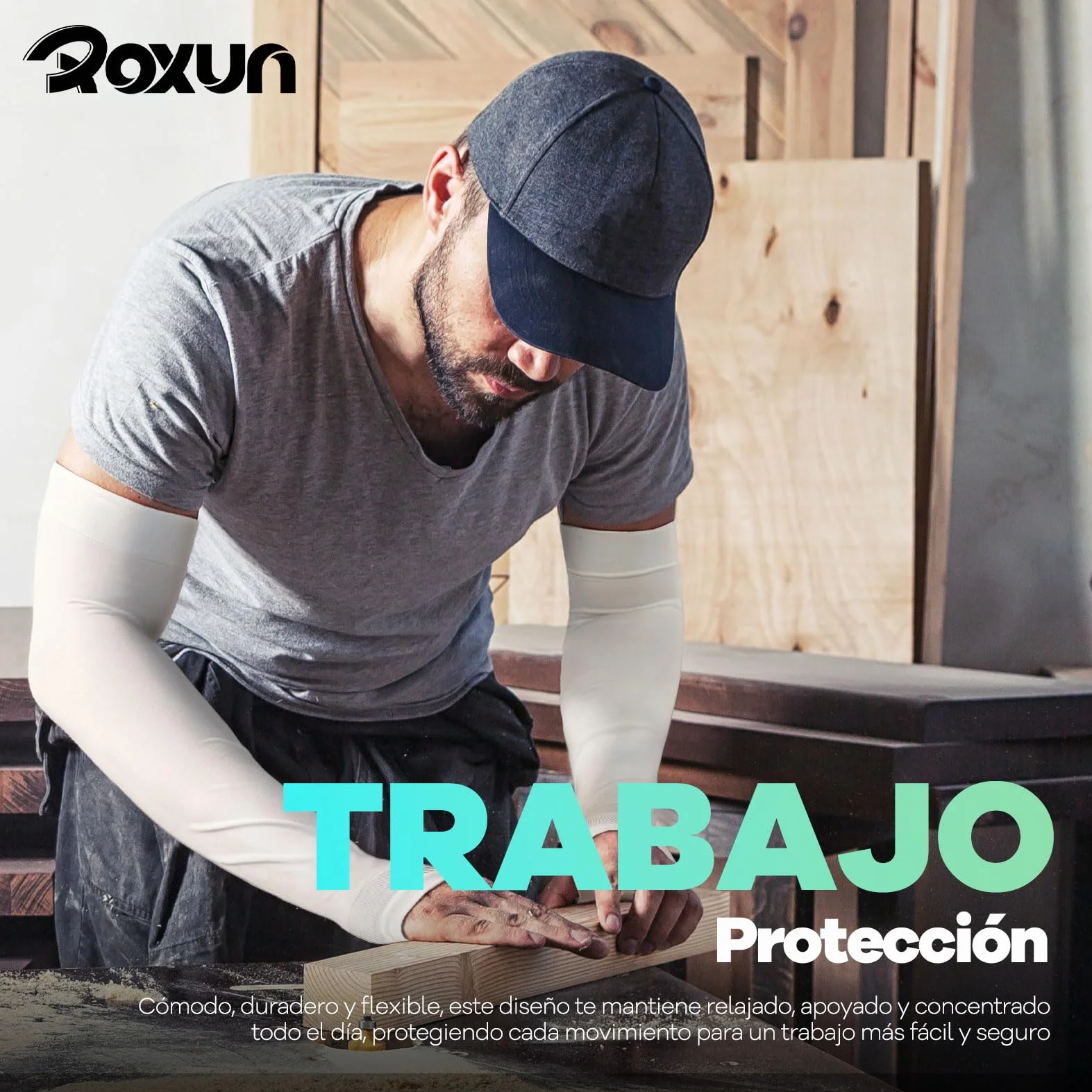 ROXUN Mangas de Brazo Protección UV Compresión Refrescante Cubre Tatuajes
