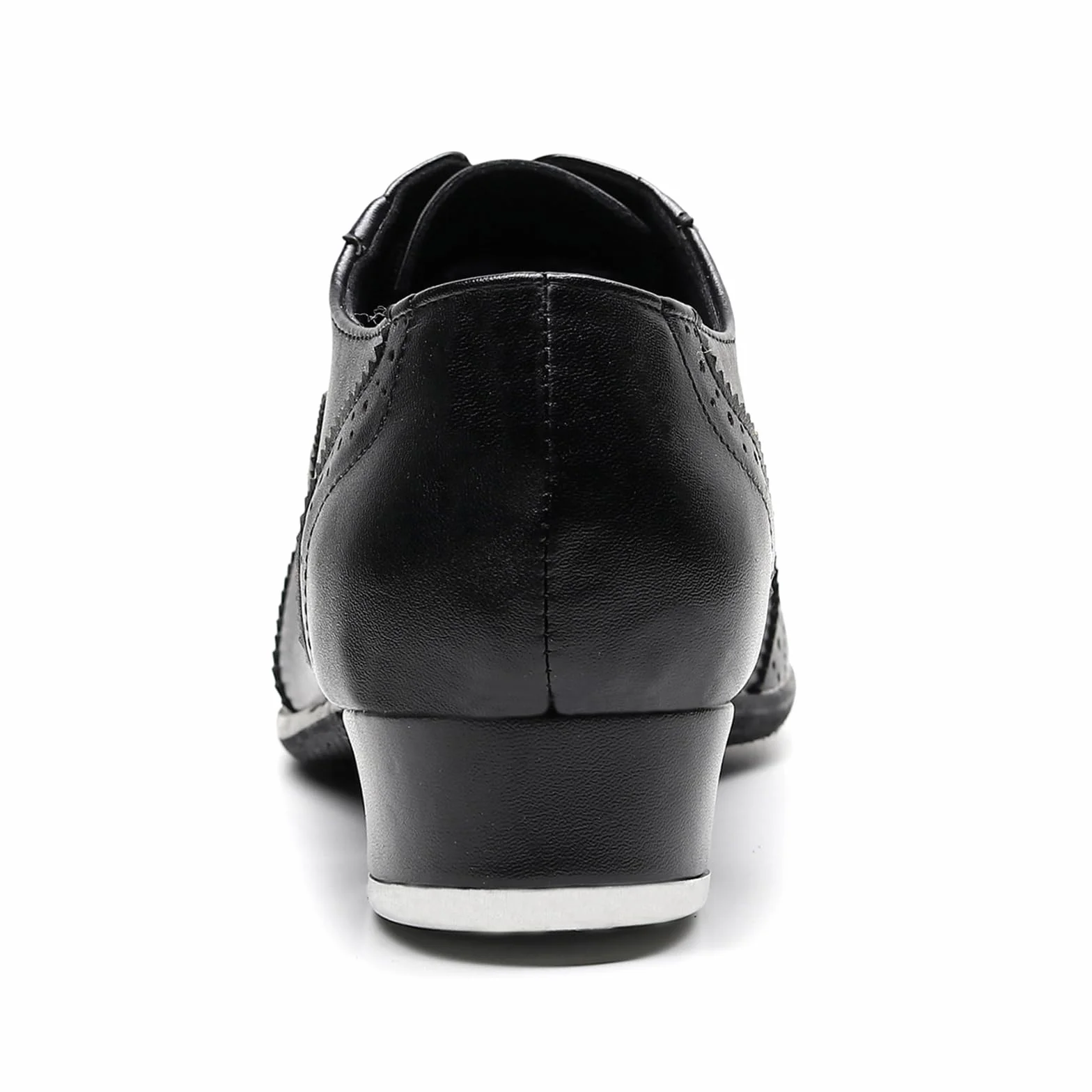 Zapatos de Claqué Hombre Tacón Bajo Cordones Brogue Transpirables