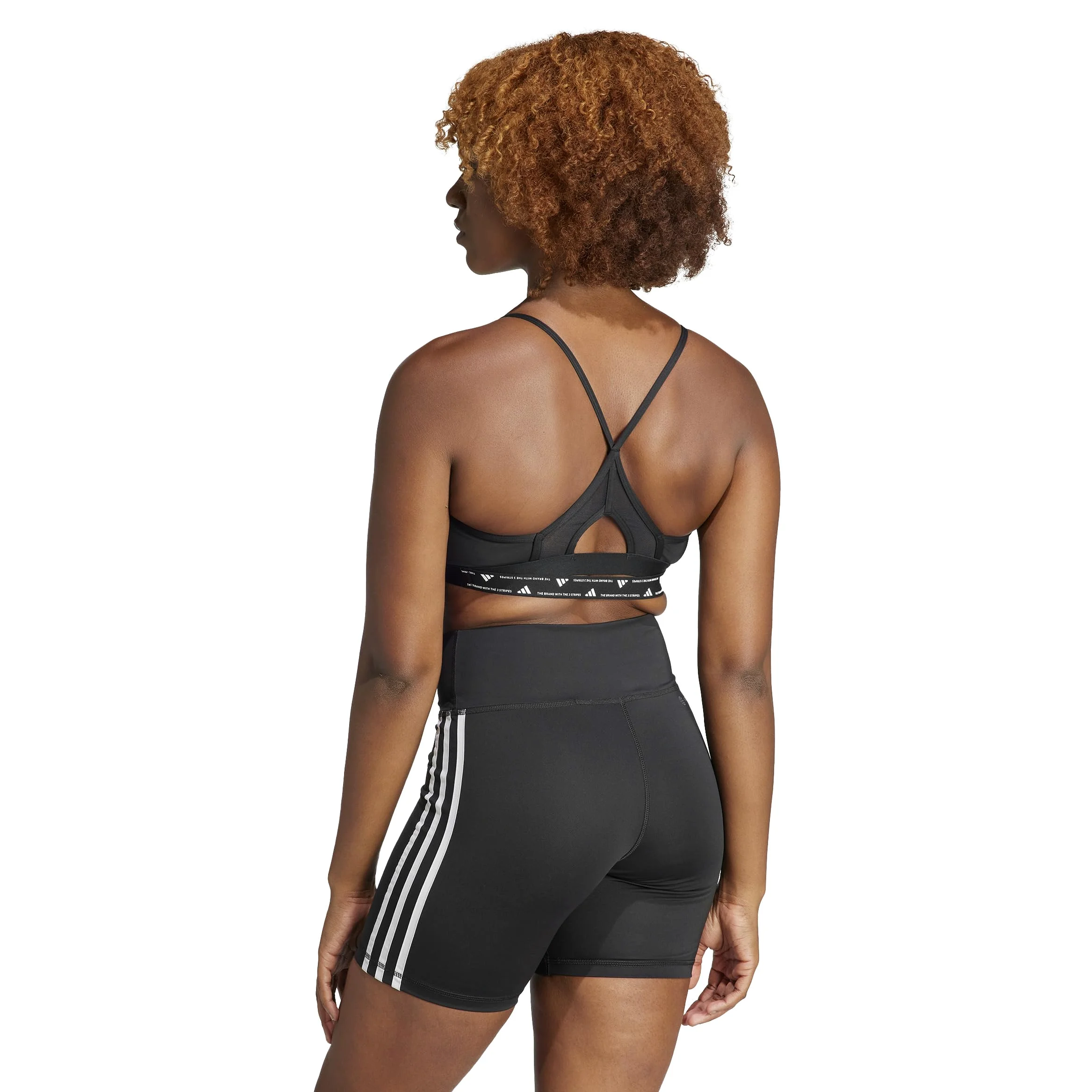 Adidas Mujer AeroReact Training 3Stripes Bra