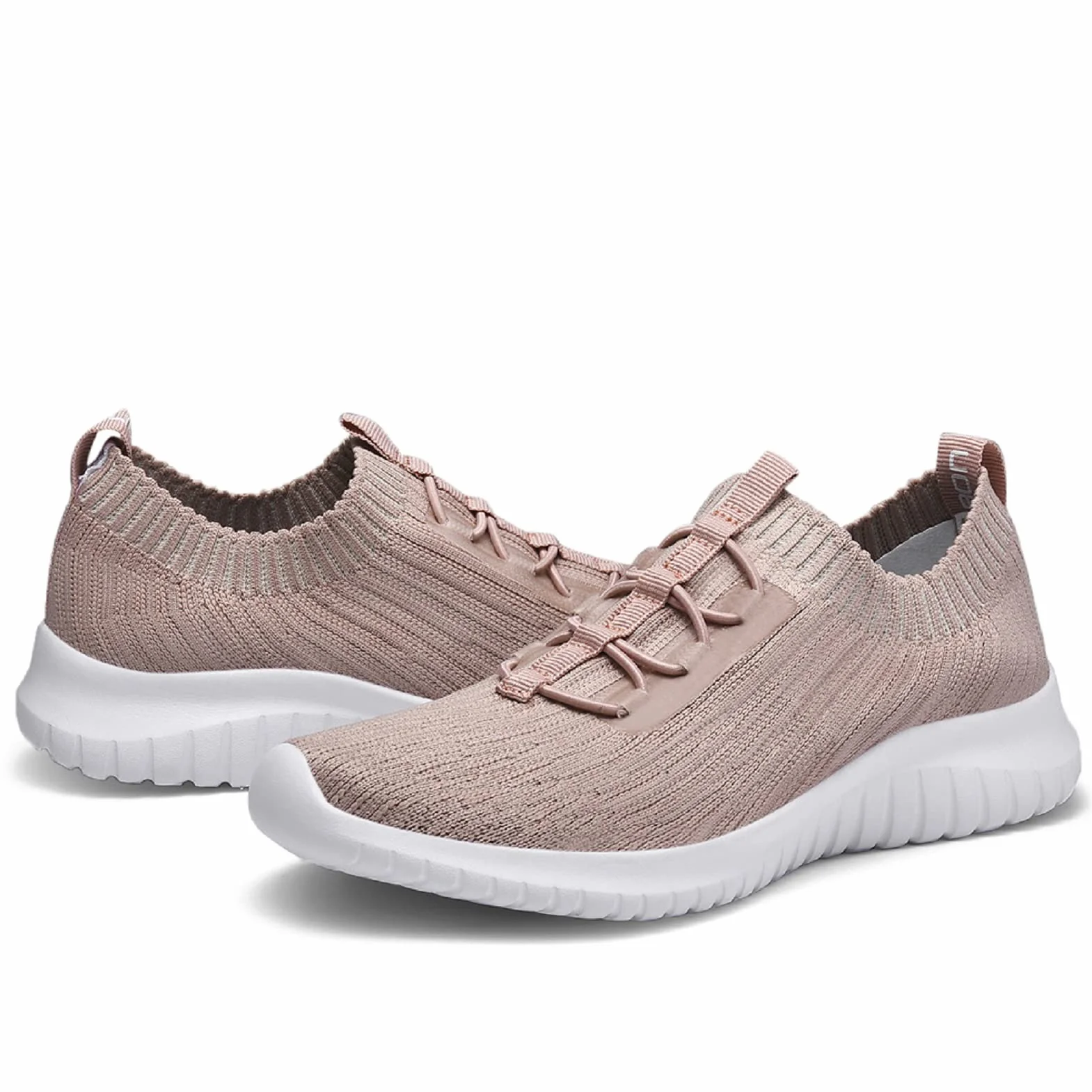 Konhill Zapatillas para Caminar Sin Cordones Mujer Transpirables Ligeras