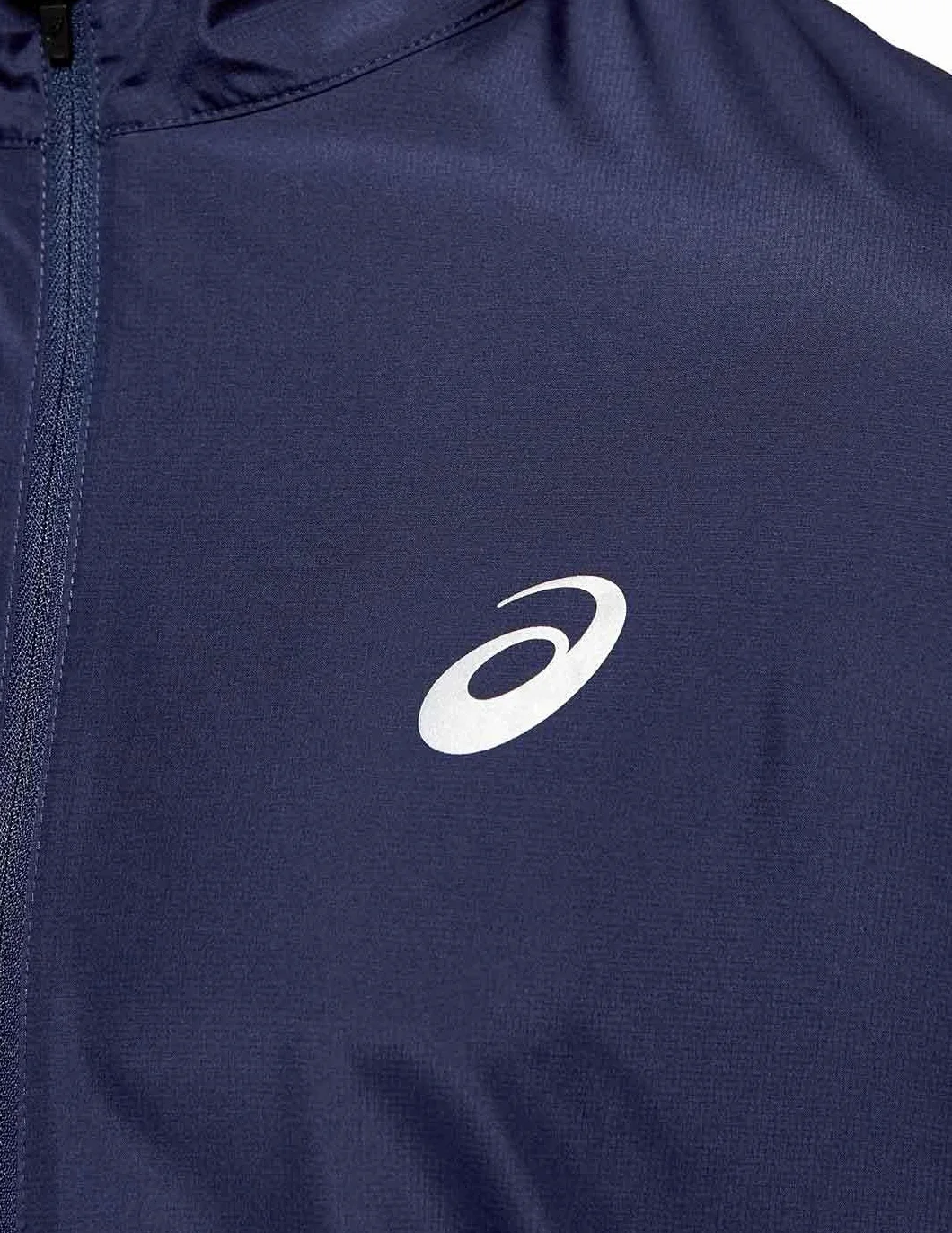 ASICS Chaqueta plateada para hombre