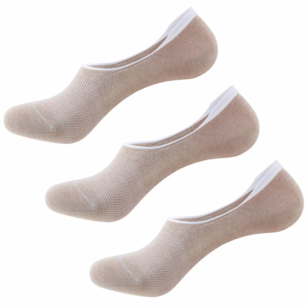 HeyUU 3 6 10 Pares Calcetines Algodón Deporte Invisible Silicona Antideslizantes