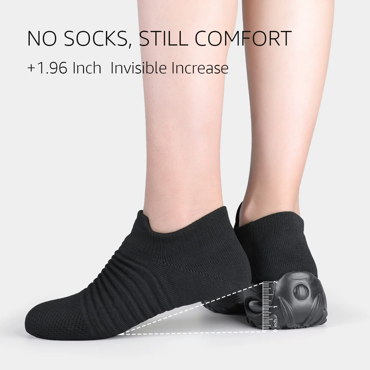 HKR Zapatillas deportivas para mujer con espuma viscoelástica para caminar