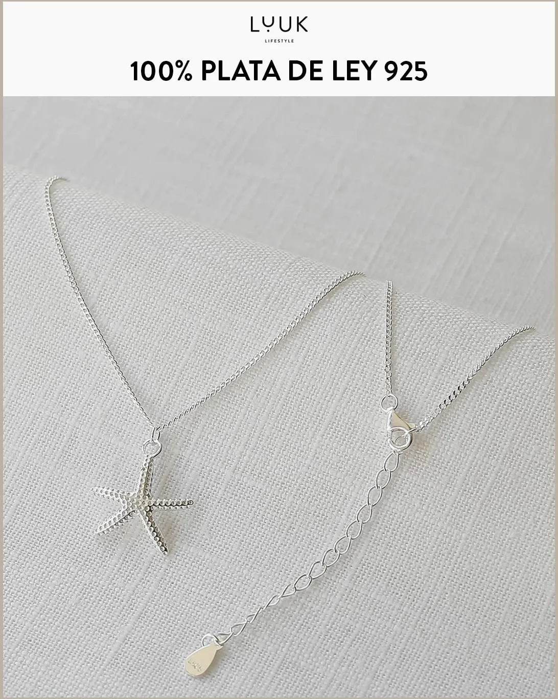 LUUK LIFESTYLE 925 sterling silver filigree necklaces for women with pendant, trendy feminine jewellery for everyday life, adjustable length, 19”, gift idea for her, gift card, silver, gold, and rosé