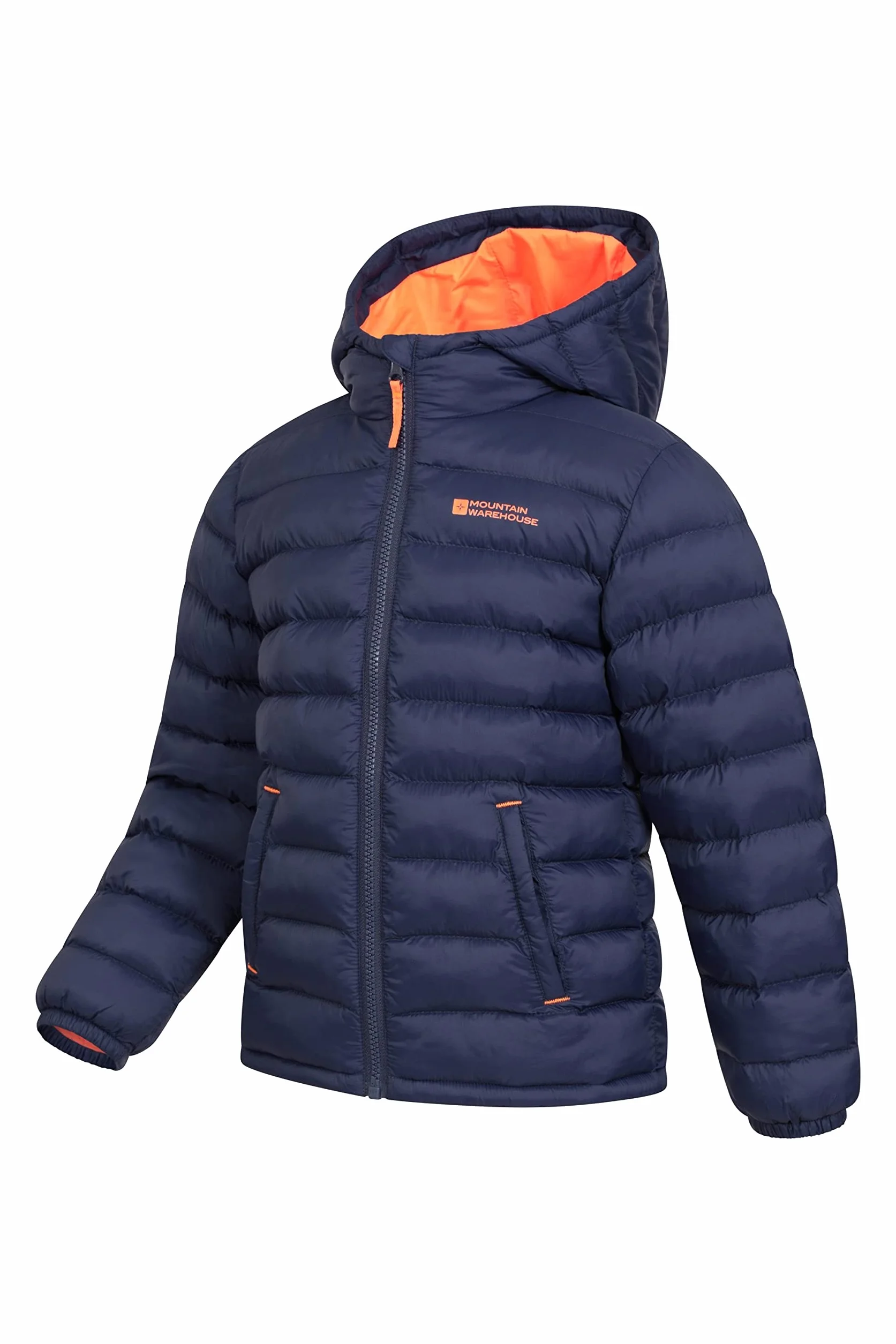 Mountain Warehouse Seasons Chaqueta Acolchada Niño Impermeable Invierno Capucha Microfibra