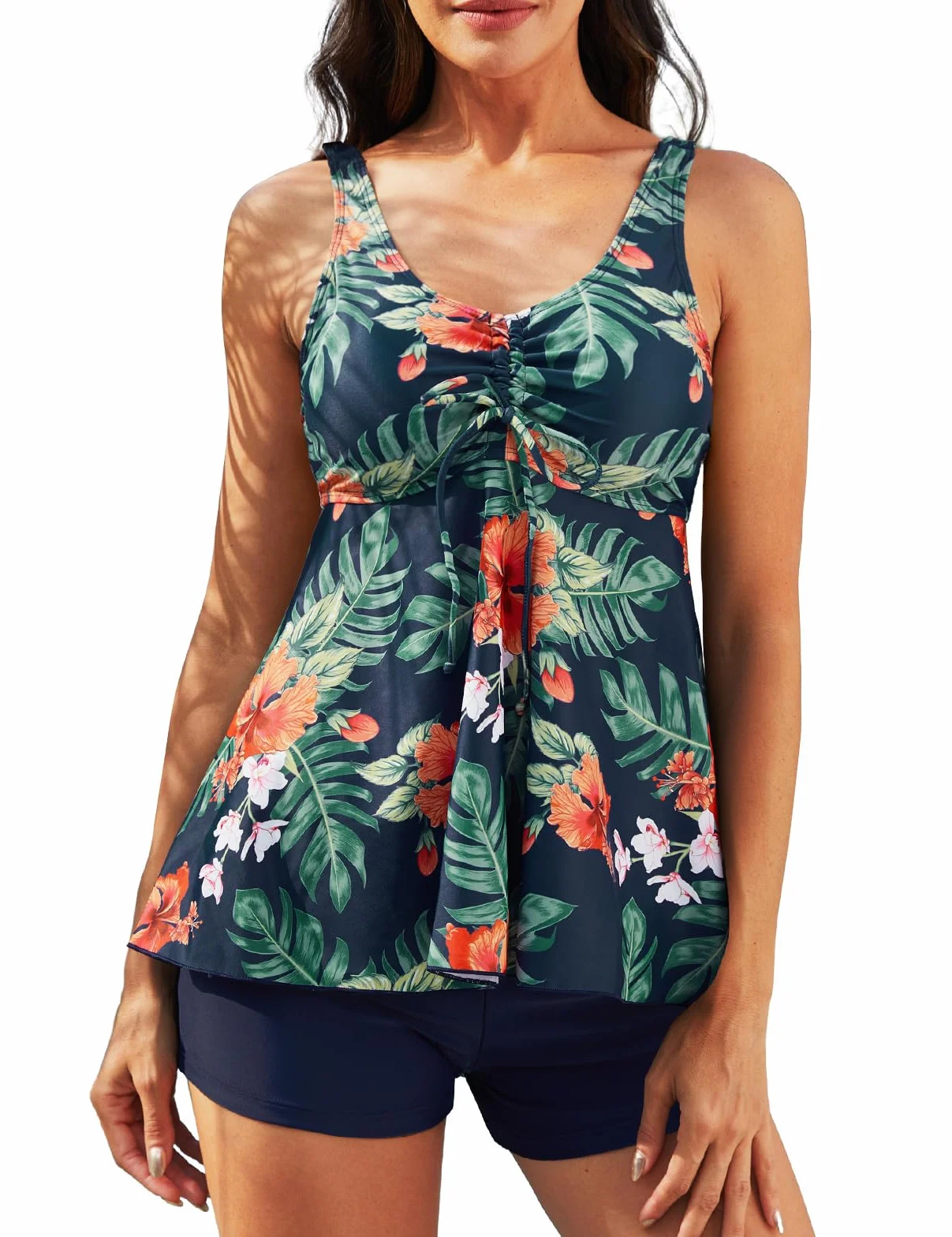 UMIPUBO Bañador Mujer Talla Grande Tankinis 2 Piezas Traje De Baño Push Up