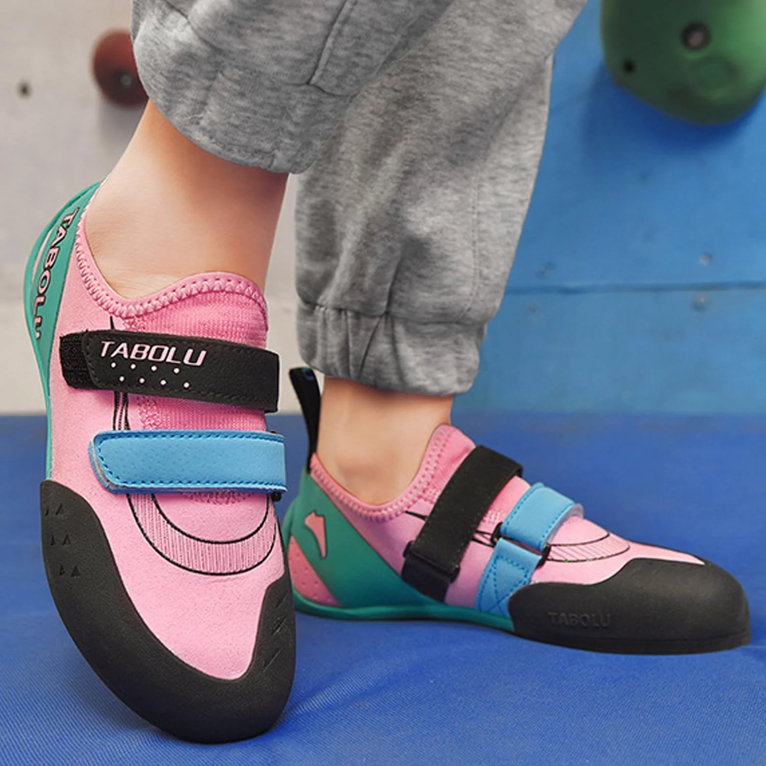 Zapatillas de Escalada Mujer Transpirables Calzado Deportivo Boulder Interiores Exteriores