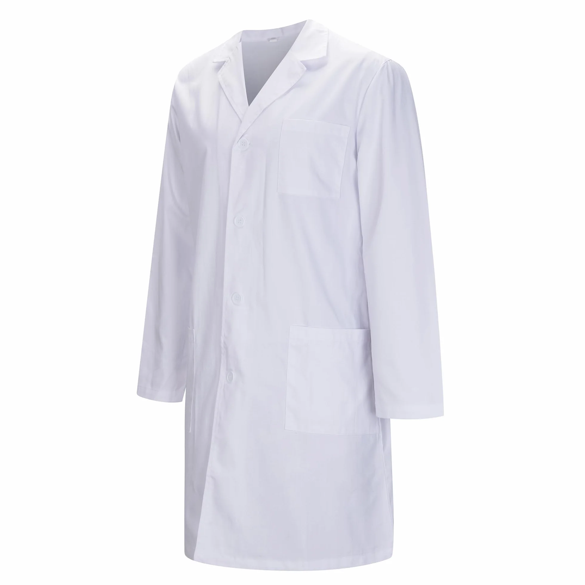 Bata Laboratorio Unisex Hombre Mujer Blanco 1816