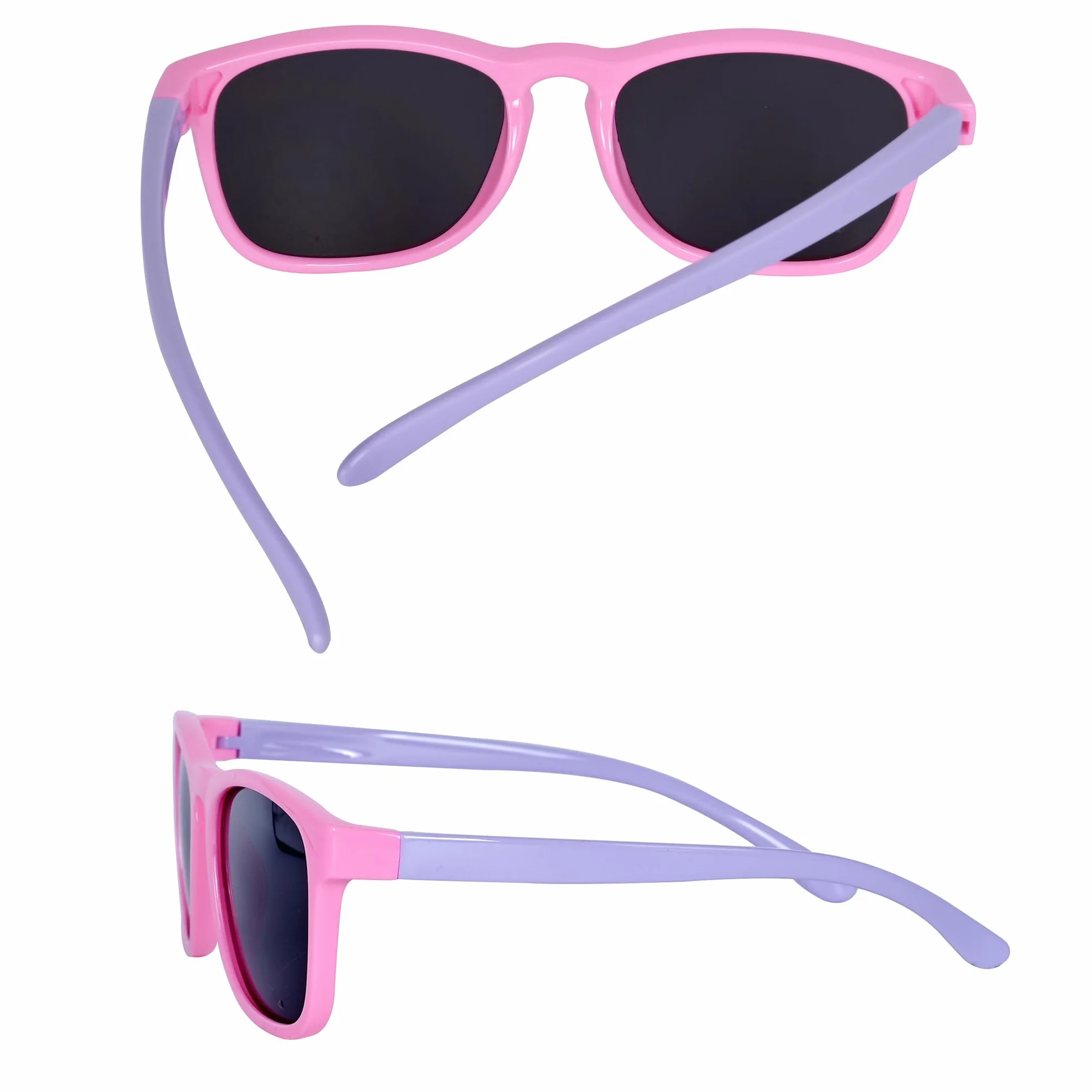 Gafas de sol polarizadas para niños 3-12 años con soporte y bolsa