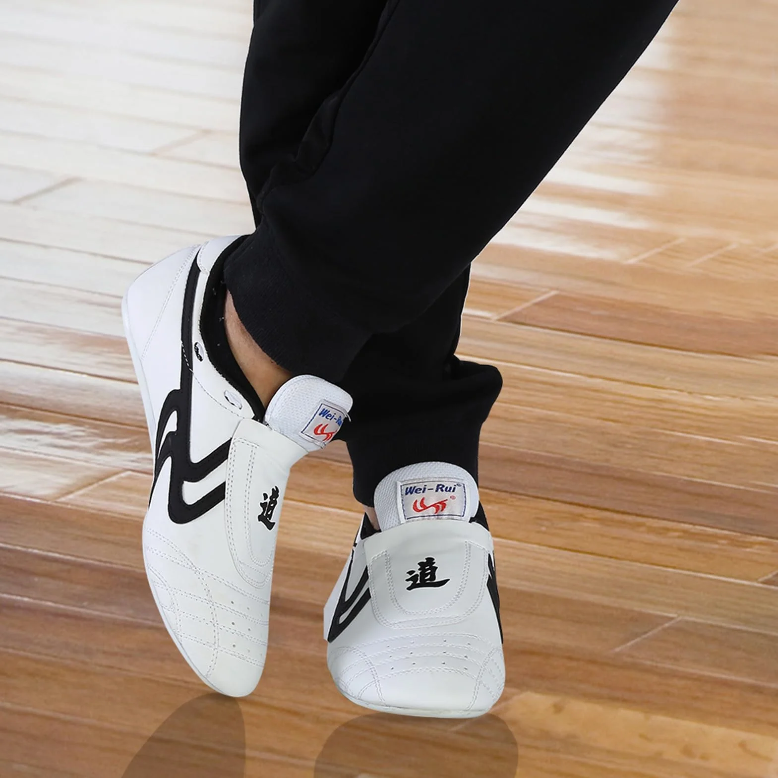 Dilwe Zapatos de Taekwondo Ligeros para Boxeo Kung fu Taichi Martial Arts Sneaker