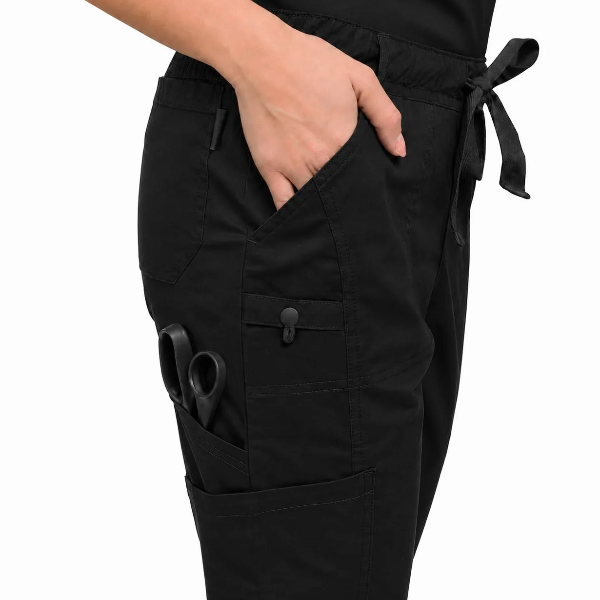 B-well Dante Pantalón Sanitario Mujer 5 Bolsillos Cintura elástica