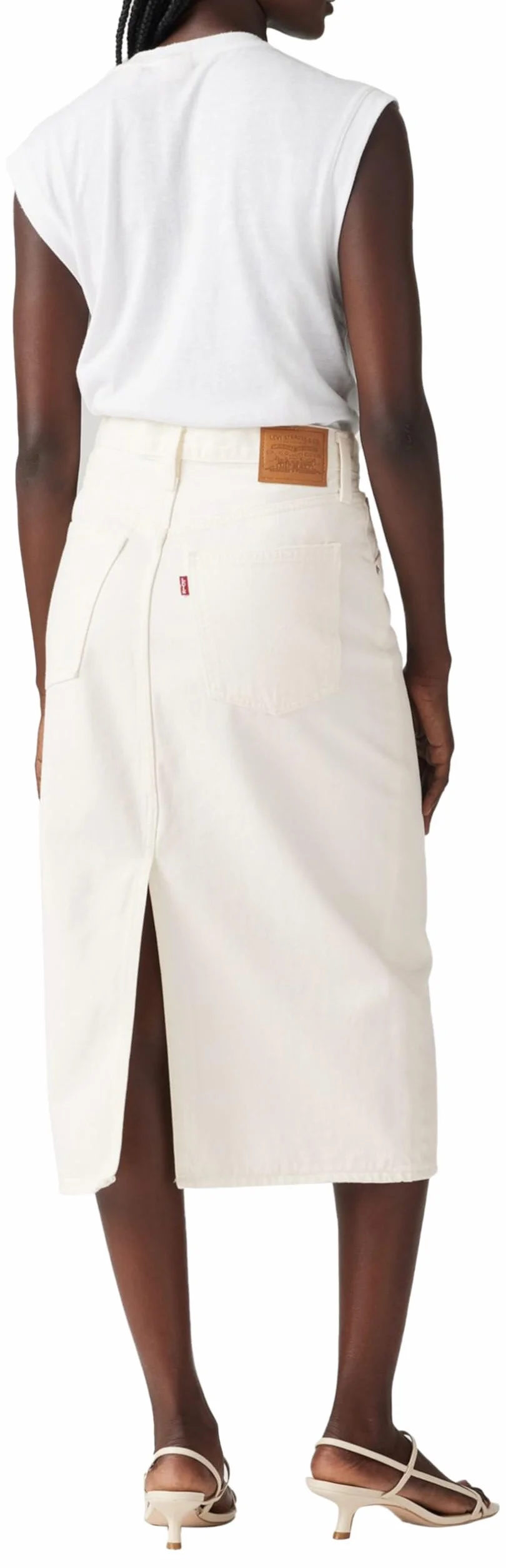 Levi's High Rise Back Slit Skirt Mujer
