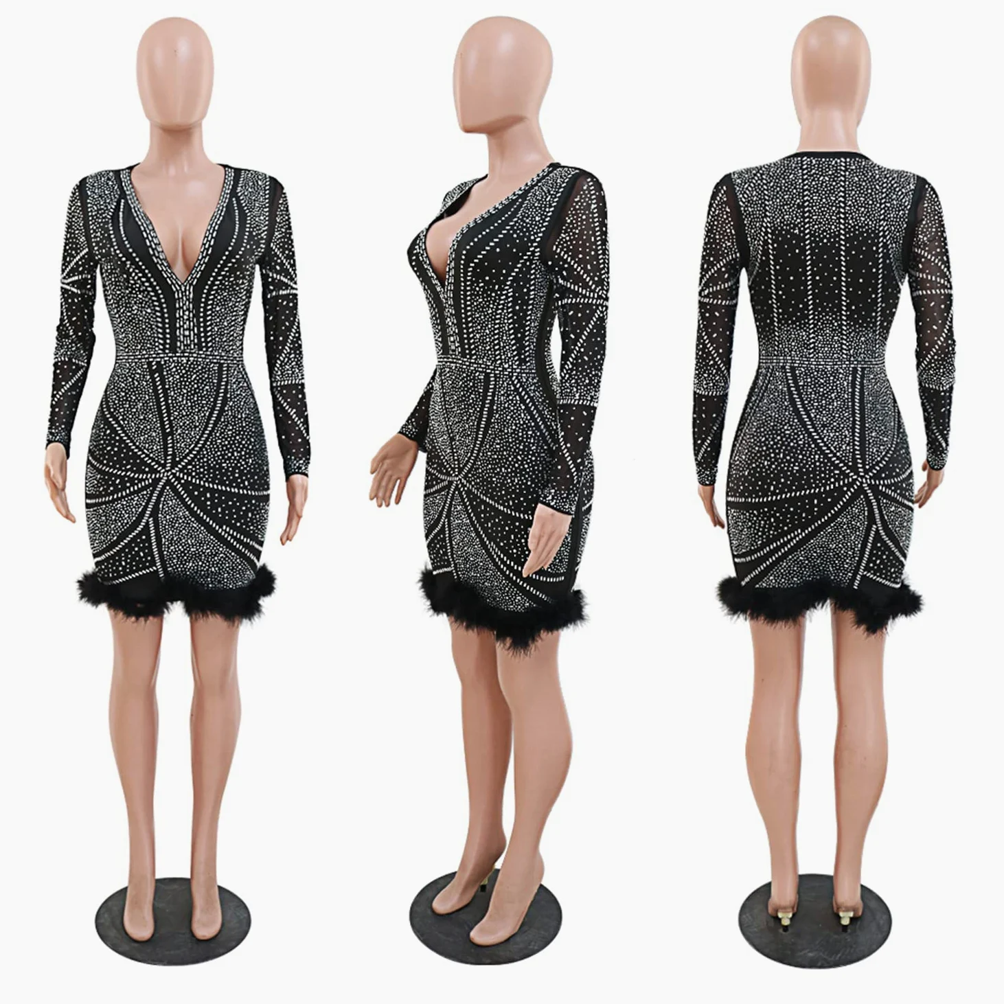 Vestido largo de cóctel de noche sin mangas con hombros descubiertos para mujer