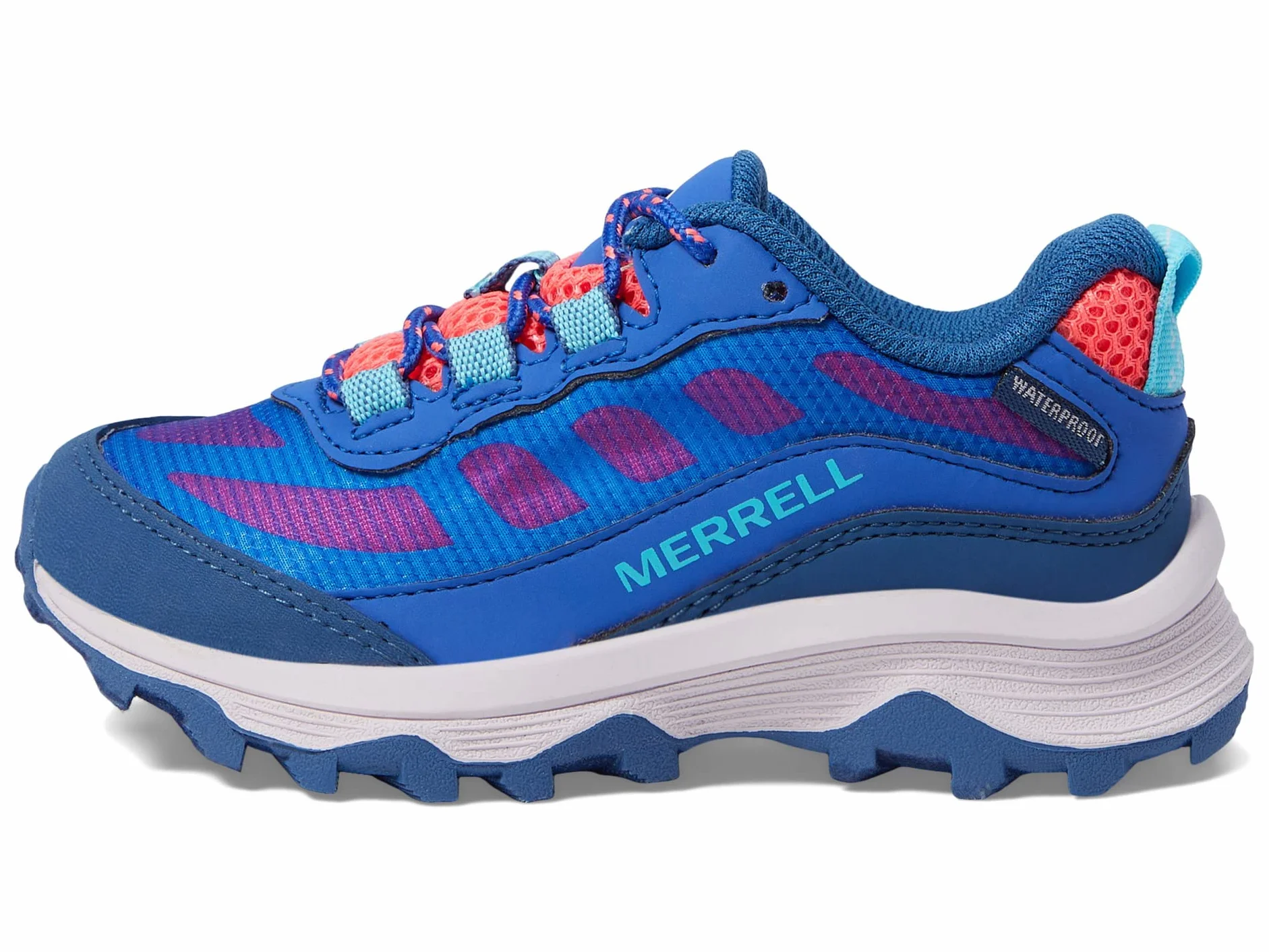 Merrell Moab Speed Low WP Blue Sneaker Adulto
