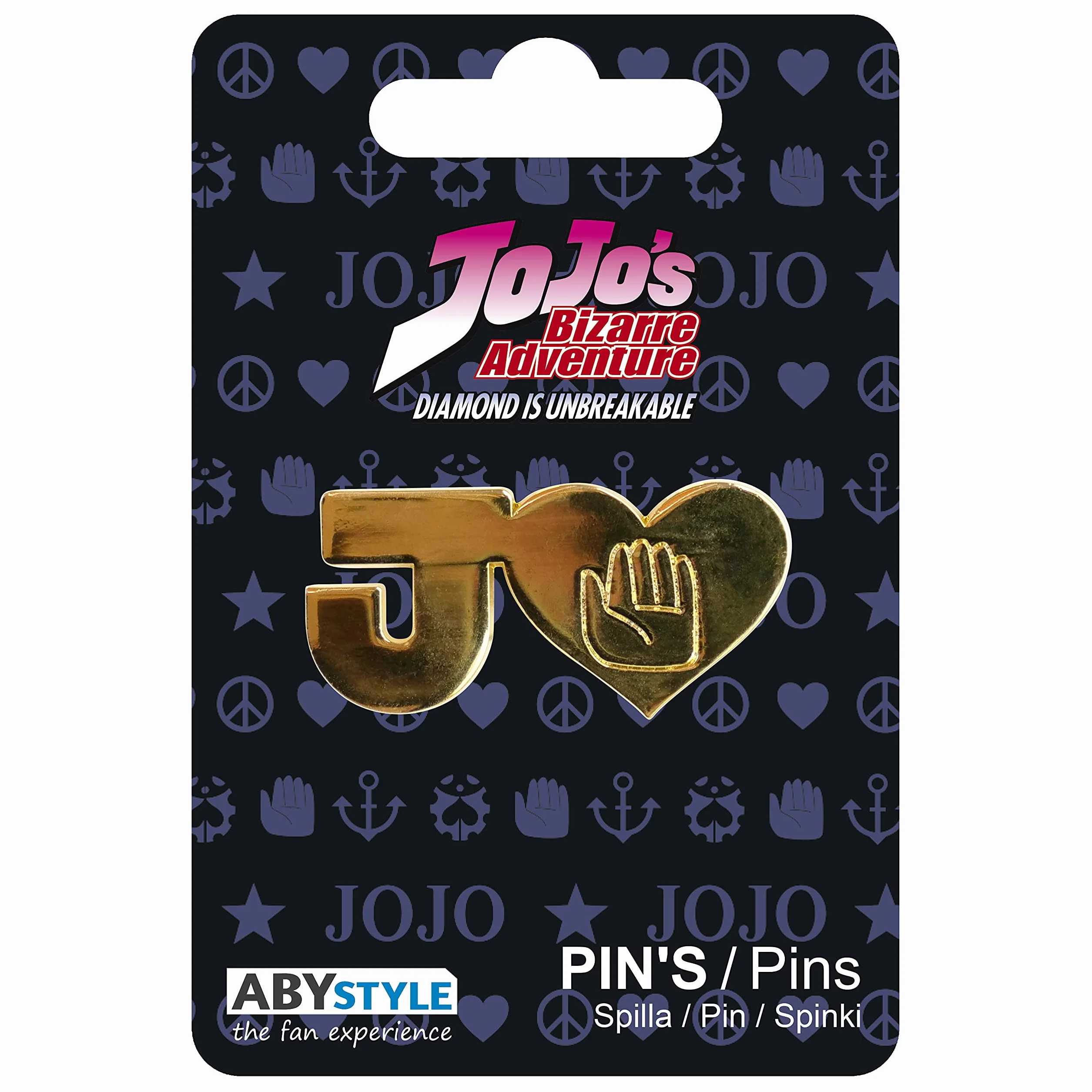 JoJo's Bizarre Adventure J Pin Badge