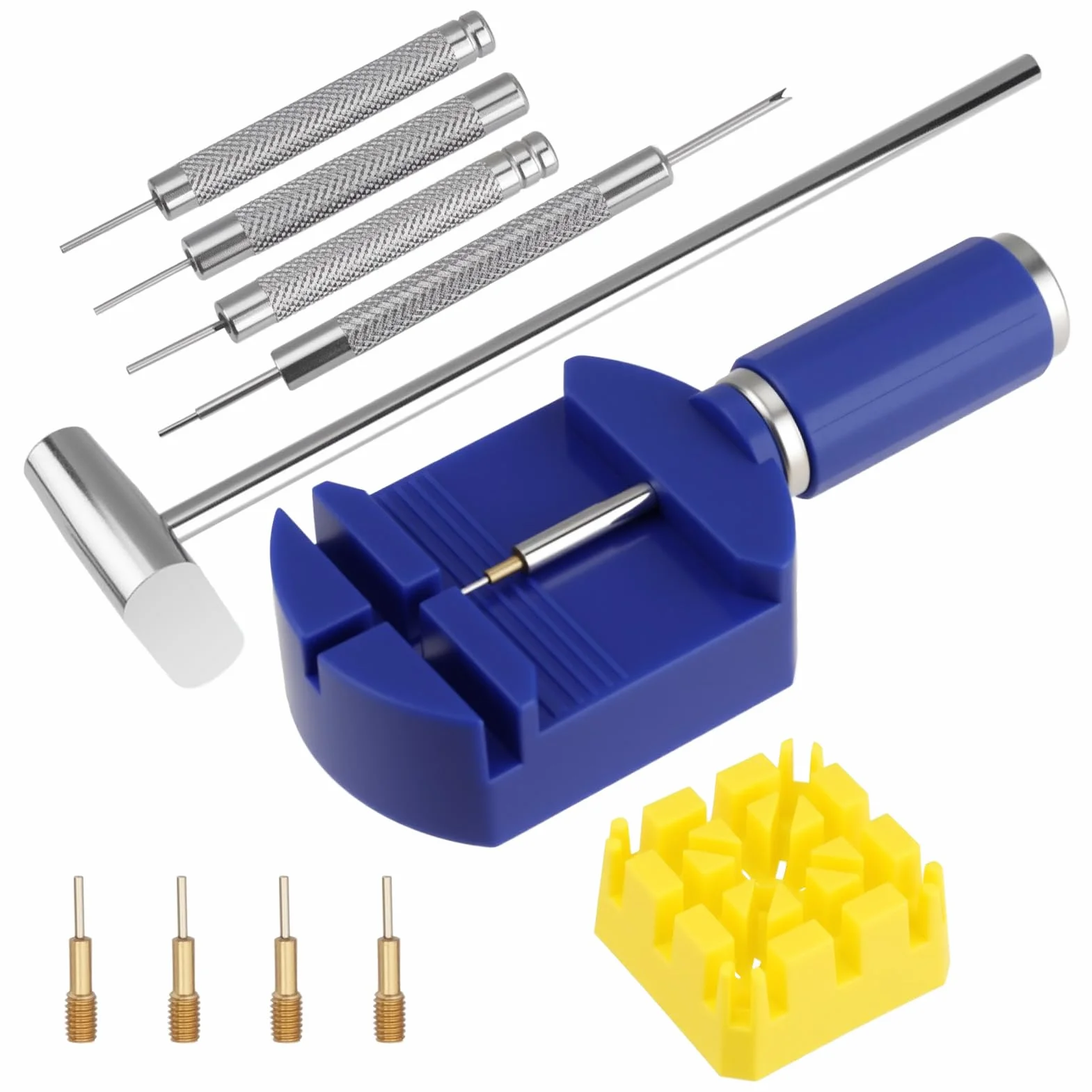 Juego de herramientas de reparación de correa de reloj, extractor de pasadores