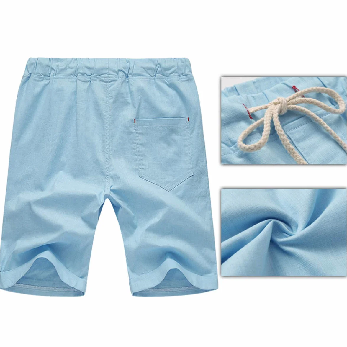 Tansozer Pantalones Cortos Hombre Algodon Verano Shorts con Bolsillos