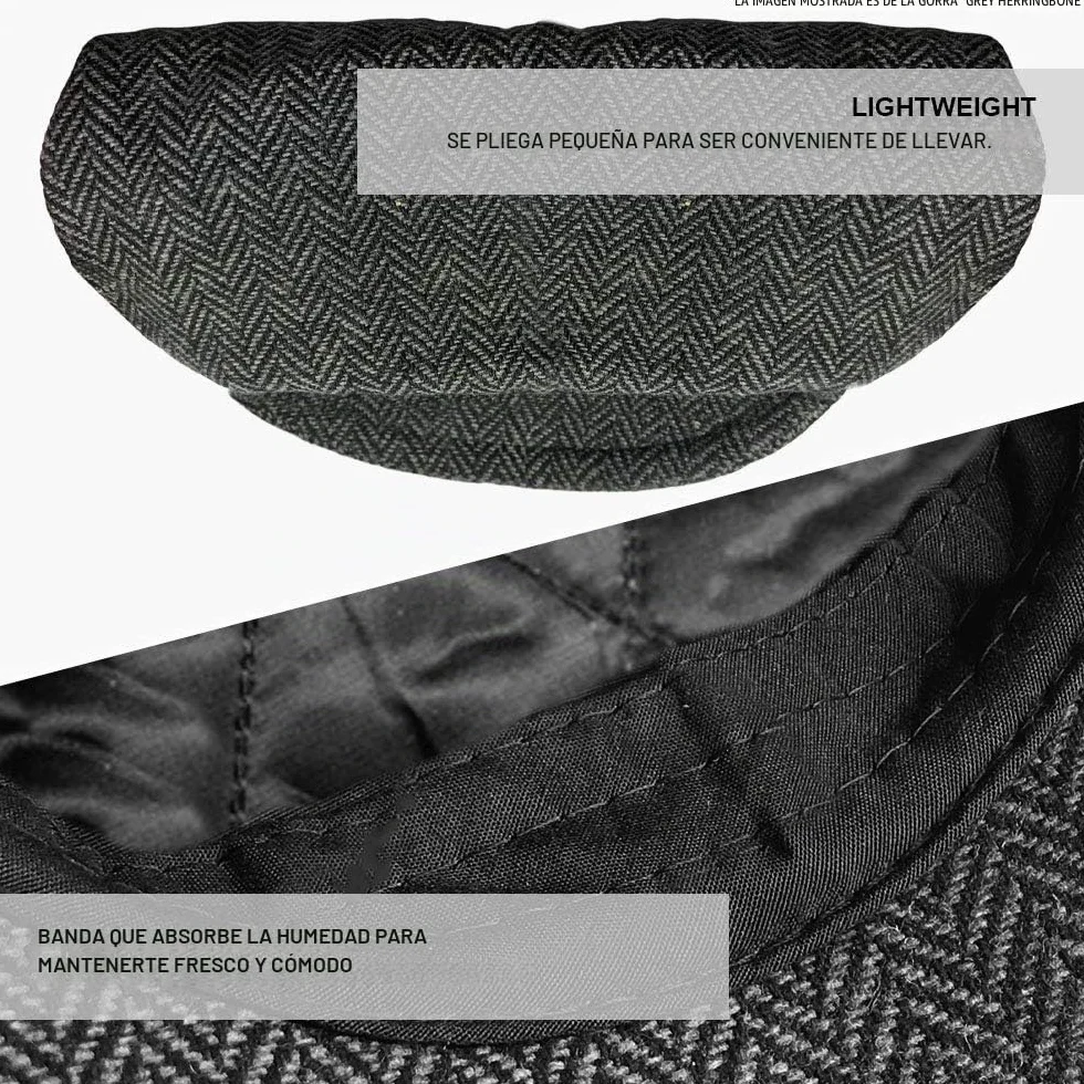 Gorra Plana de Tweed TOSKATOK® para niños