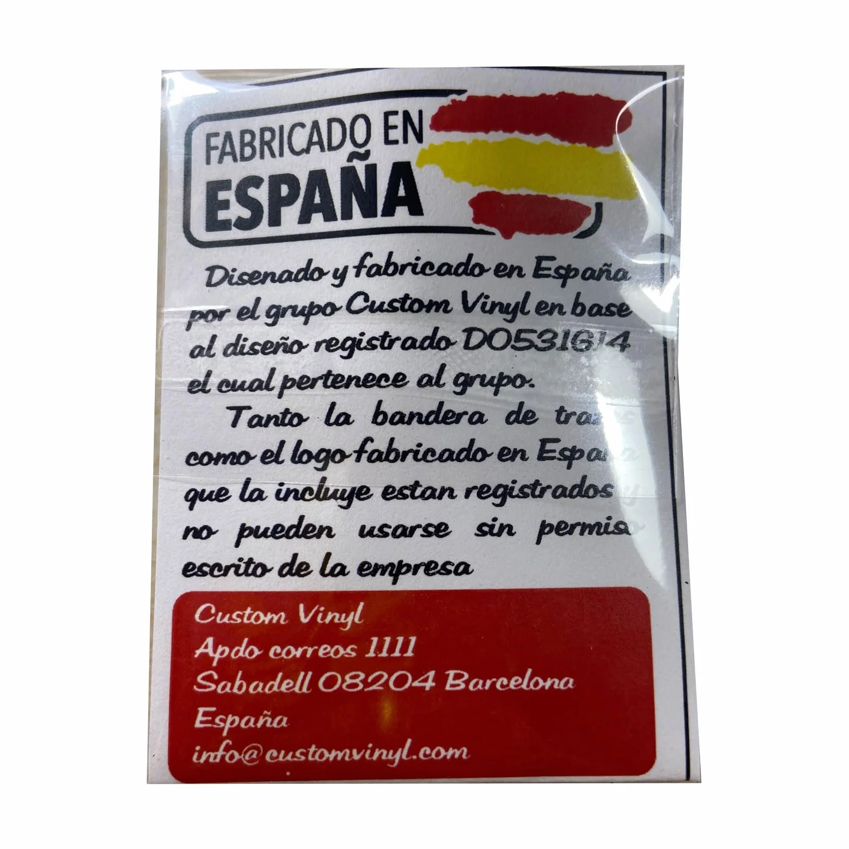 Pin bandera España trazos® 20x13mm diseño registrado