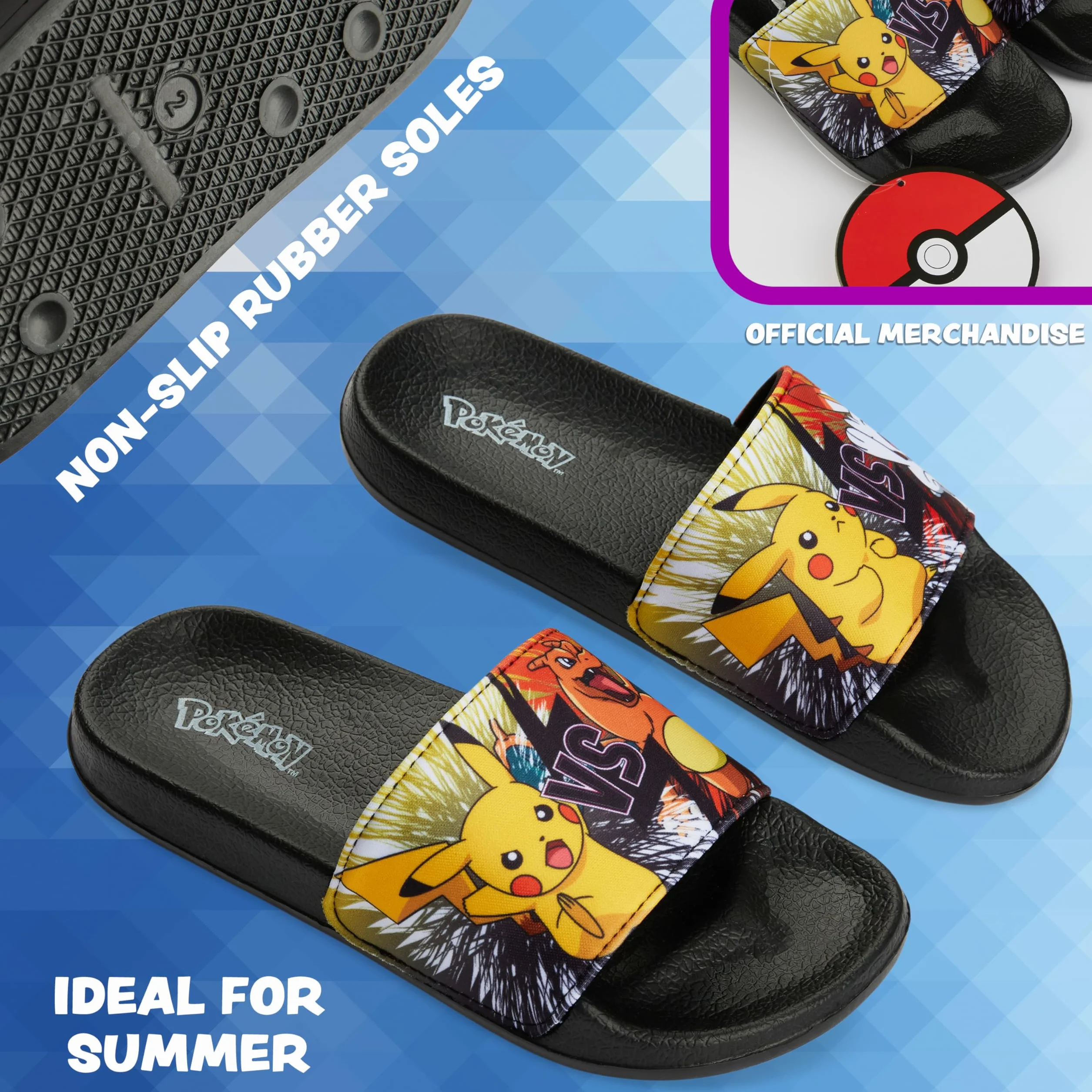 Chanclas Pokémon Niño Talla 30-38 Playa Piscina