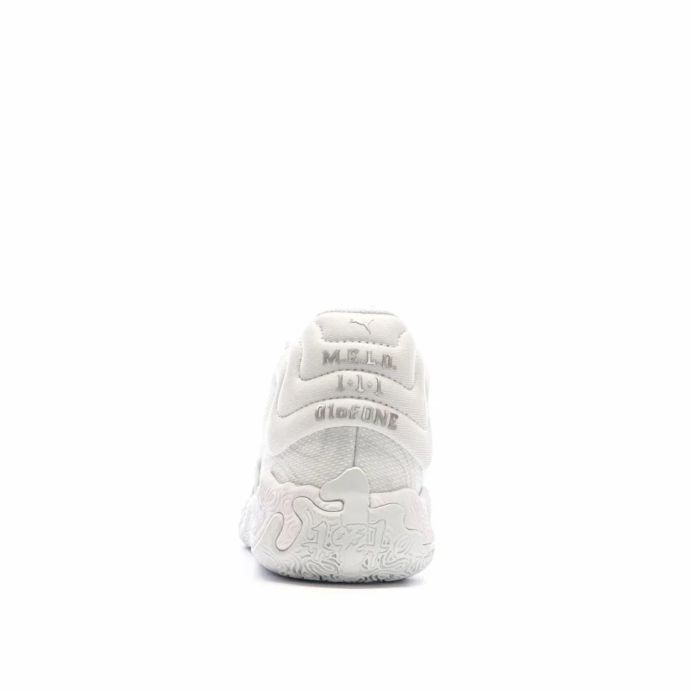 PUMA MB.03 Iridescent Zapatillas de Baloncesto Blancas Niño Niña