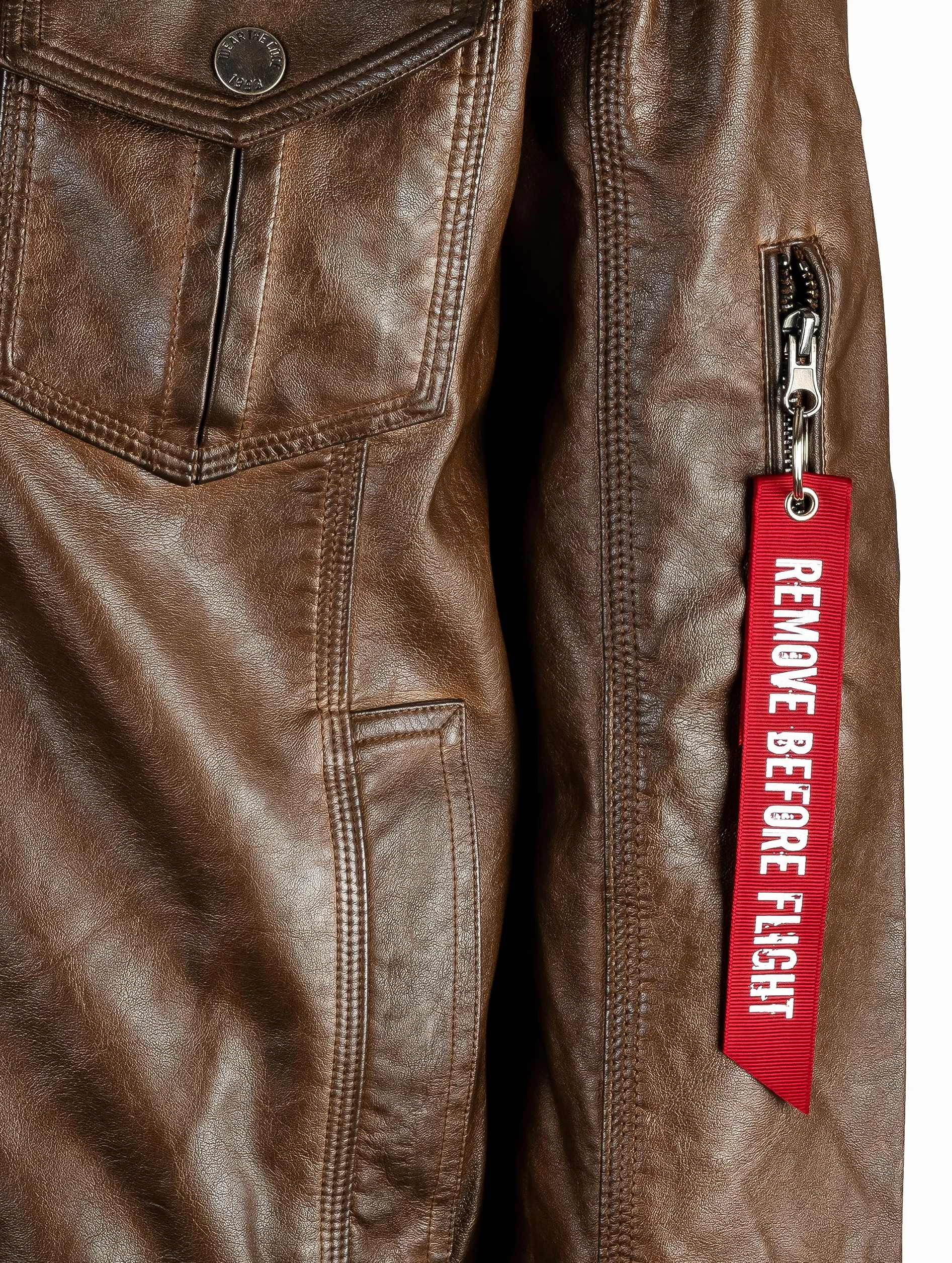 REMOVE BEFORE FLIGHT Llavero Tirador de cremallera 2X