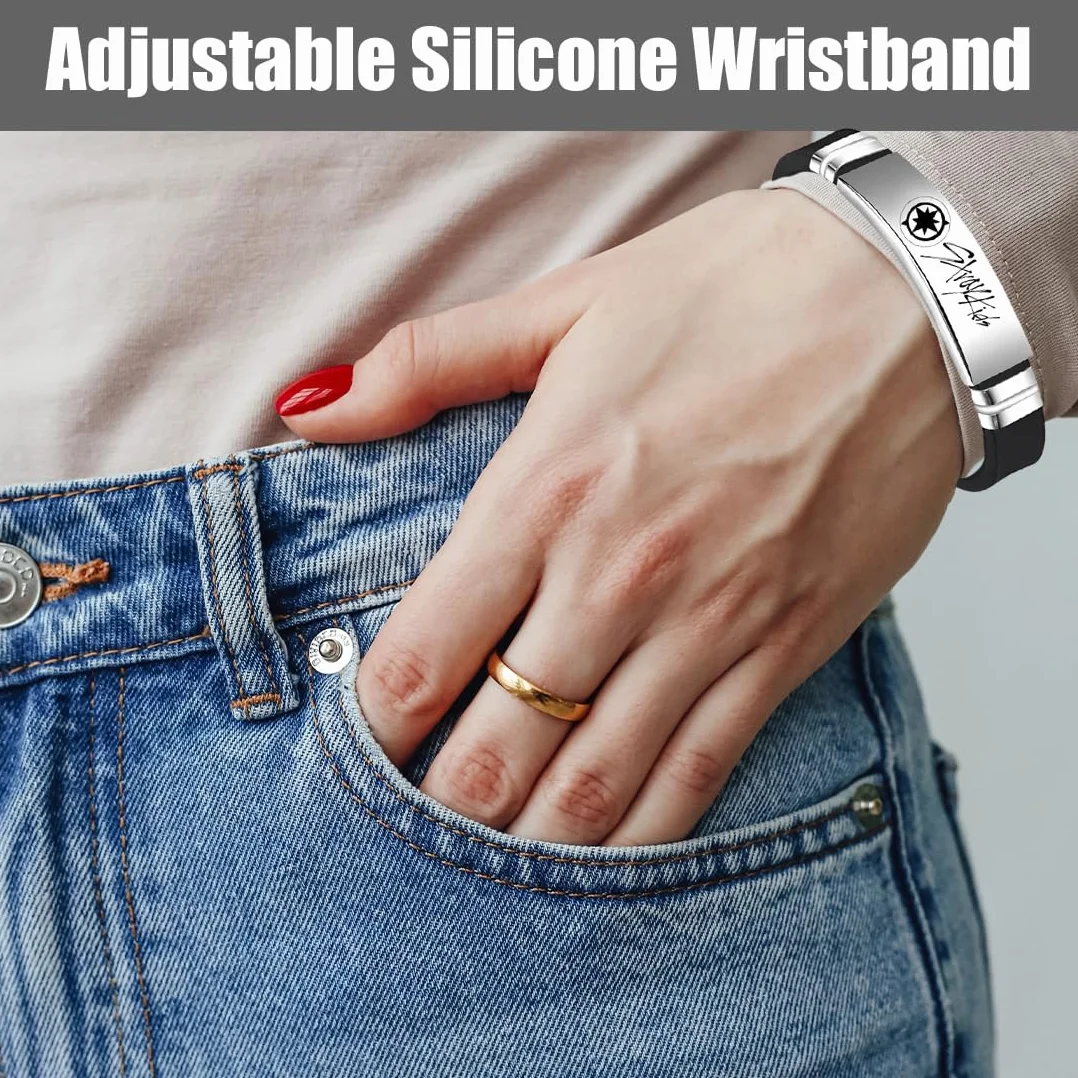 Stray Kids Pulsera Ajustable Merch 2 Piezas
