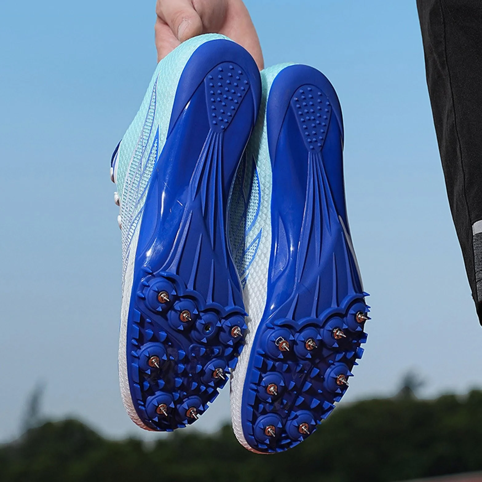 Zenithia Zapatillas Clavos Atletismo Niña para Pista y Campo Sprint Running